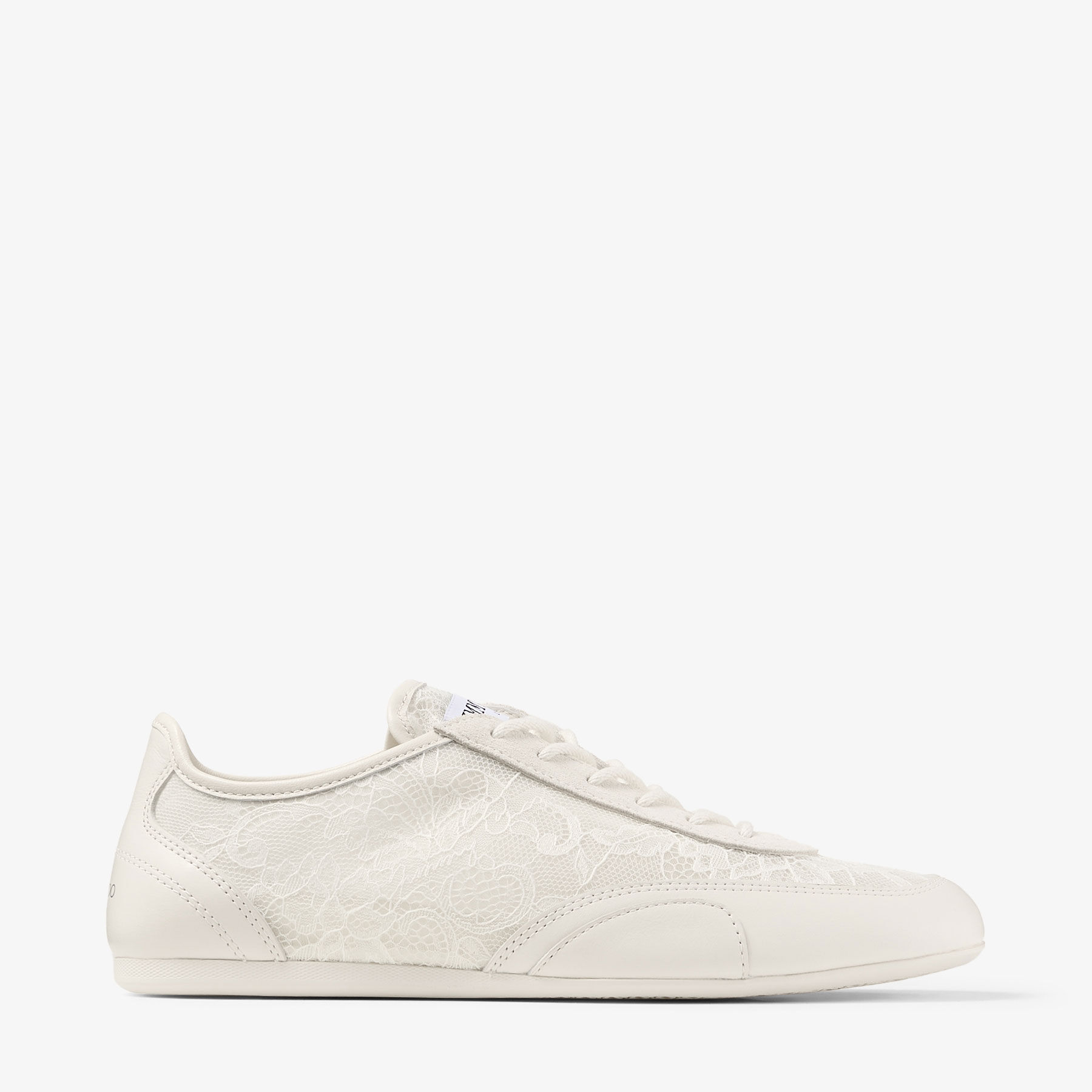 Sunny F | Latte Leather Mix and Jimmy Choo Lace Low Top Trainers