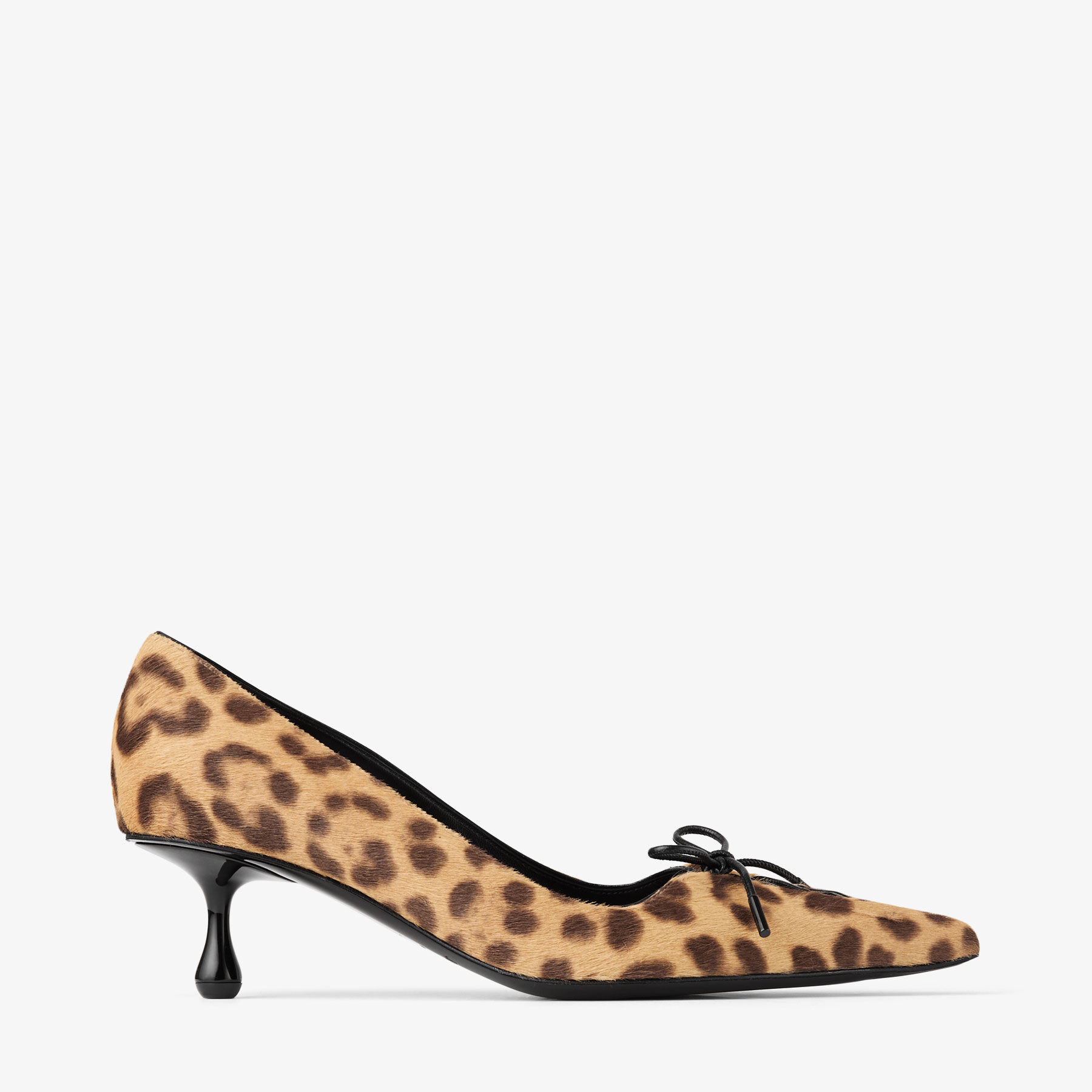 Scarlett 50 | Natural Leopard Print Pony Pumps | JIMMY CHOO