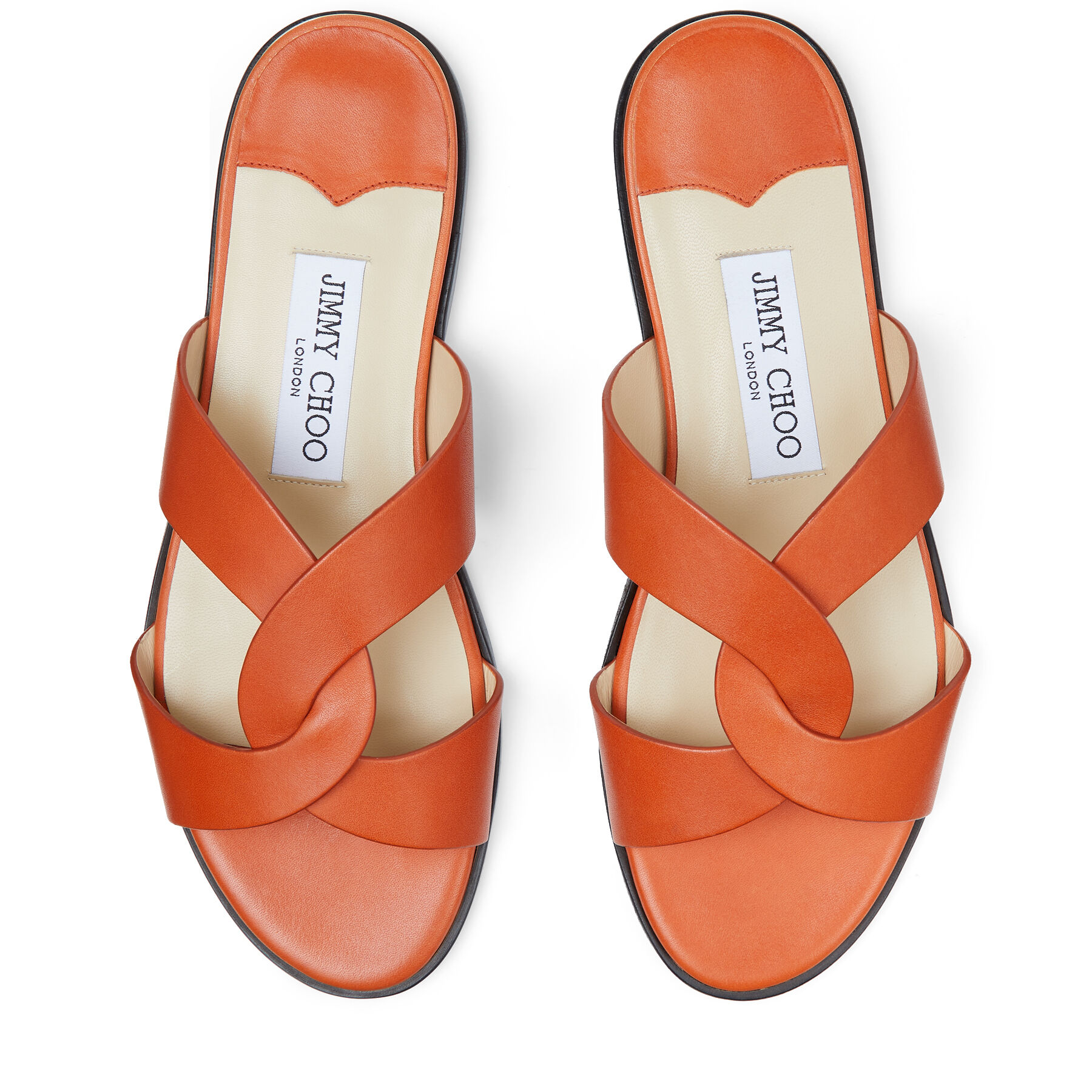 jimmy choo orange sandals