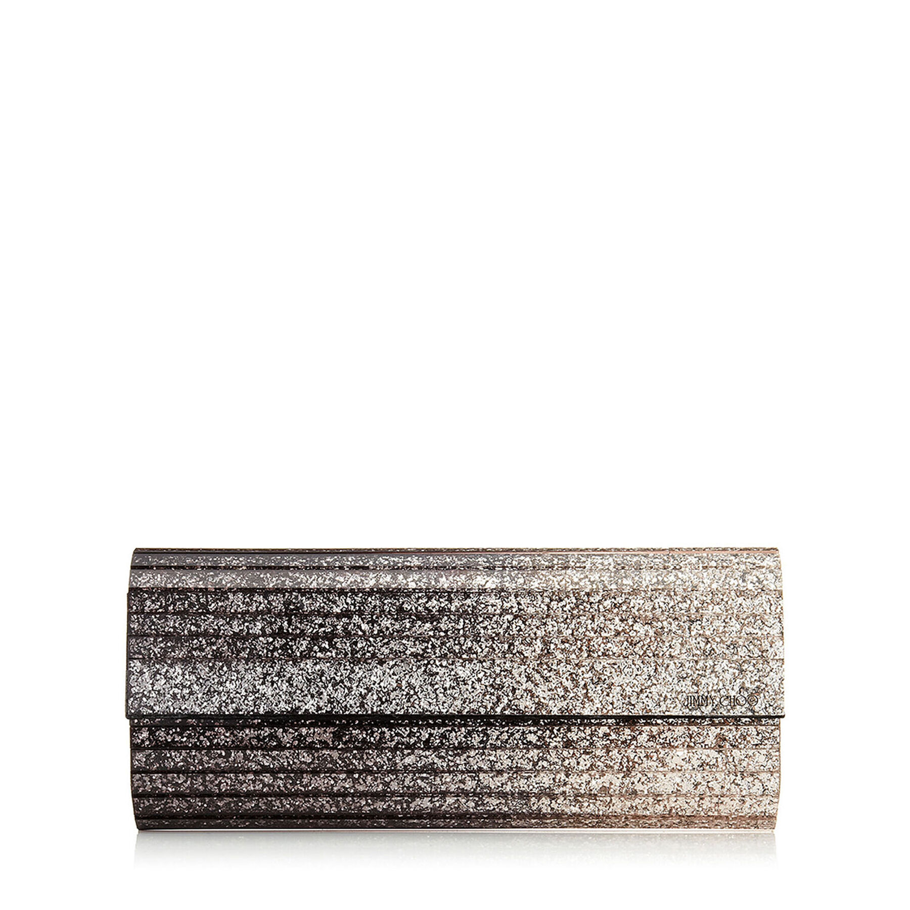 jimmy choo champagne glitter clutch