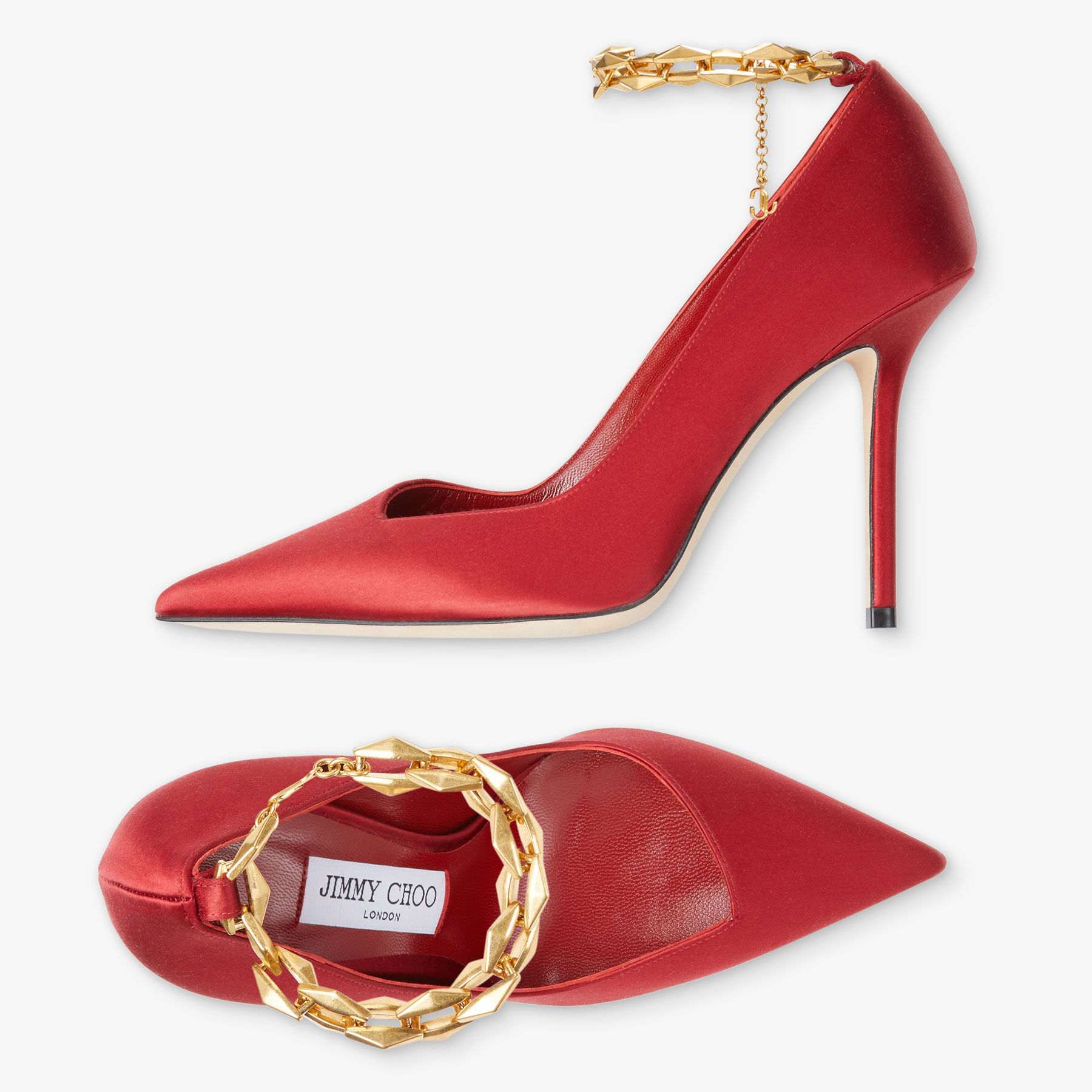 Zapatos jimmy choo suela roja on sale