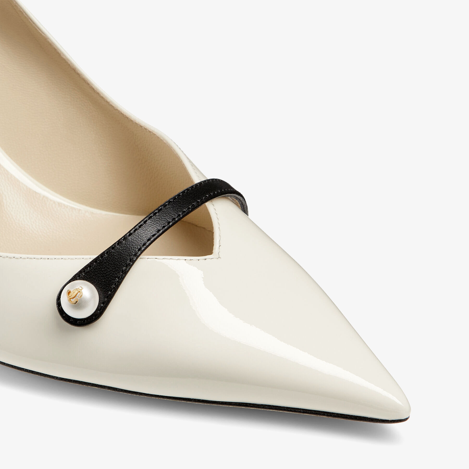 JIMMYCHOO Rosalia65パールディテール フィッシュネットパンプス JIMMYCHOO Rosalia65パールディテール フィッシュネットパンプス
