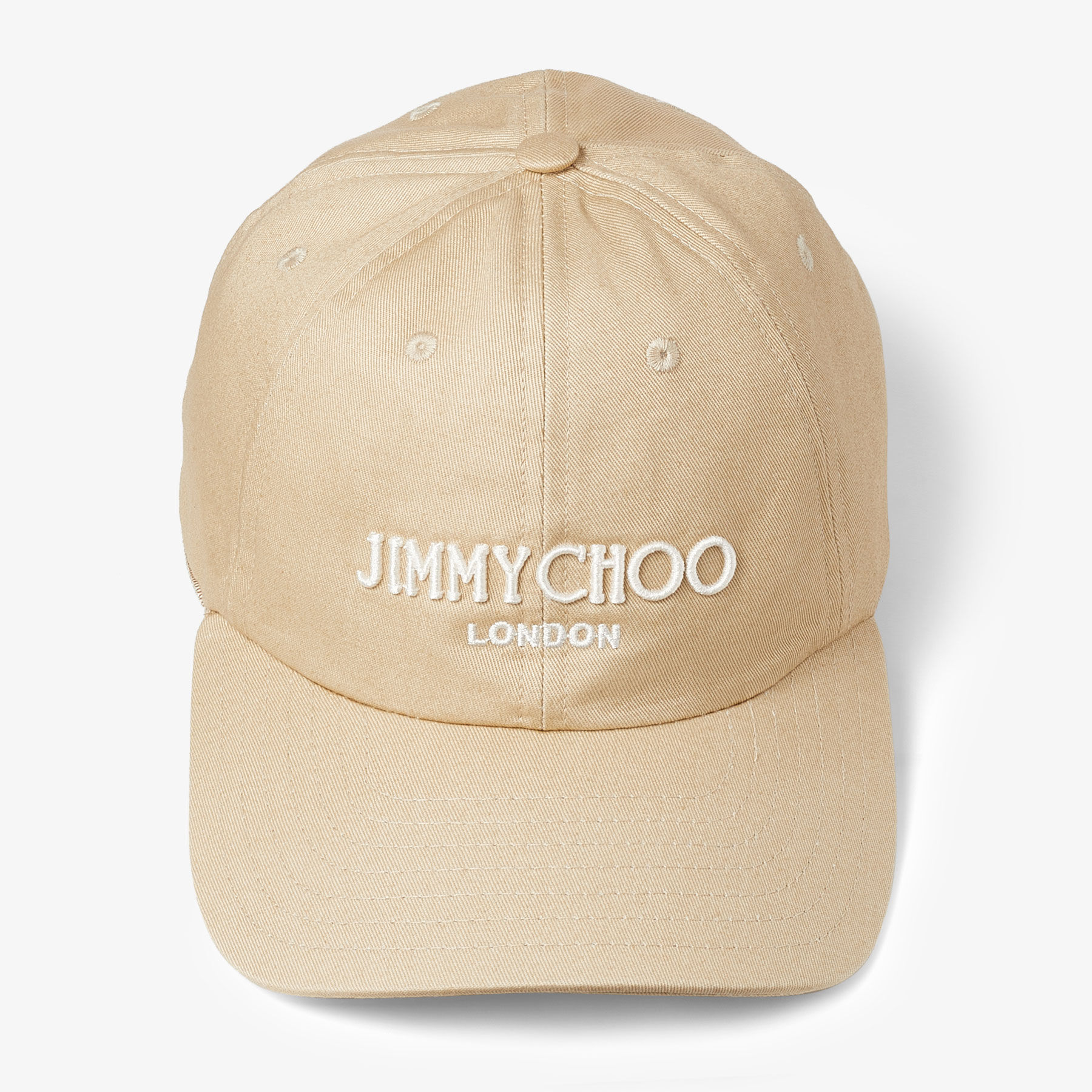 JIMMY CHOO ストーンロゴ キャップ JIMMY CHOO ロゴ入りキャップ ホワイト - メルカリ