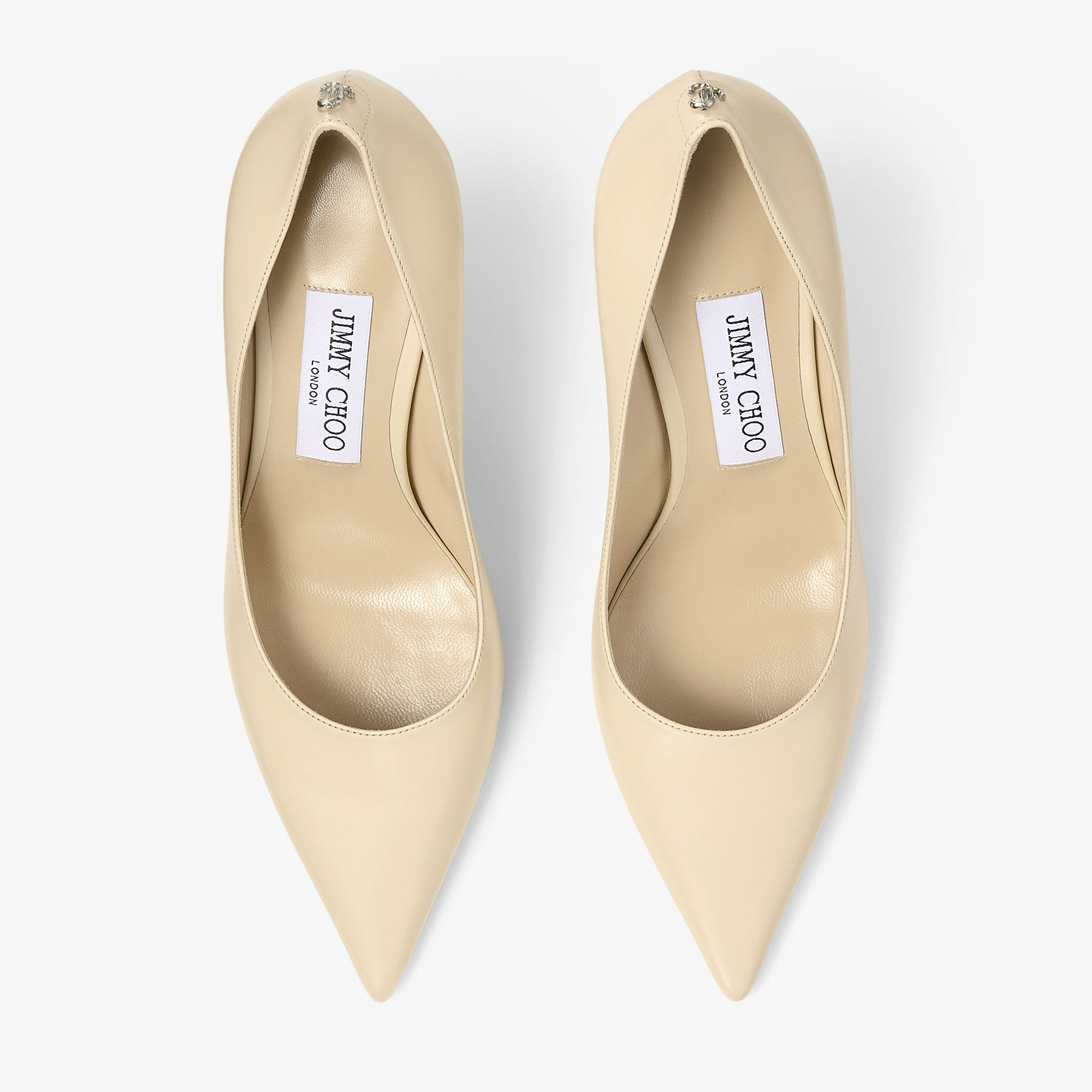 シューズ・サンダルその他 JIMMY CHOO Woman Pumps Beige LOVE85ZNU BUTTERMILK Love 85 | Yellow Buttermilk Calf Leather Pumps with JC