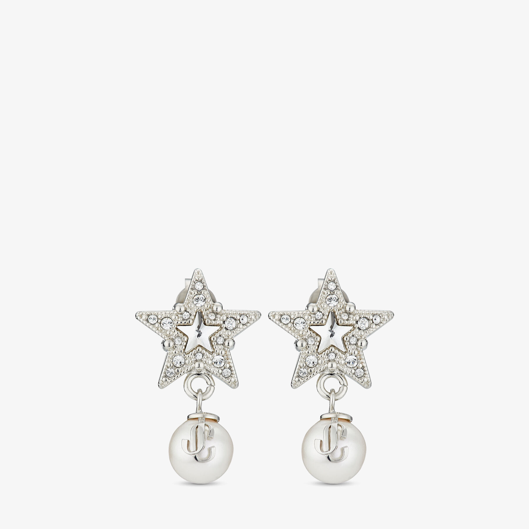 Jimmy Choo Crystal Star ピアス Gold-Finish Metal JC Star Stud Earrings with Swarovski