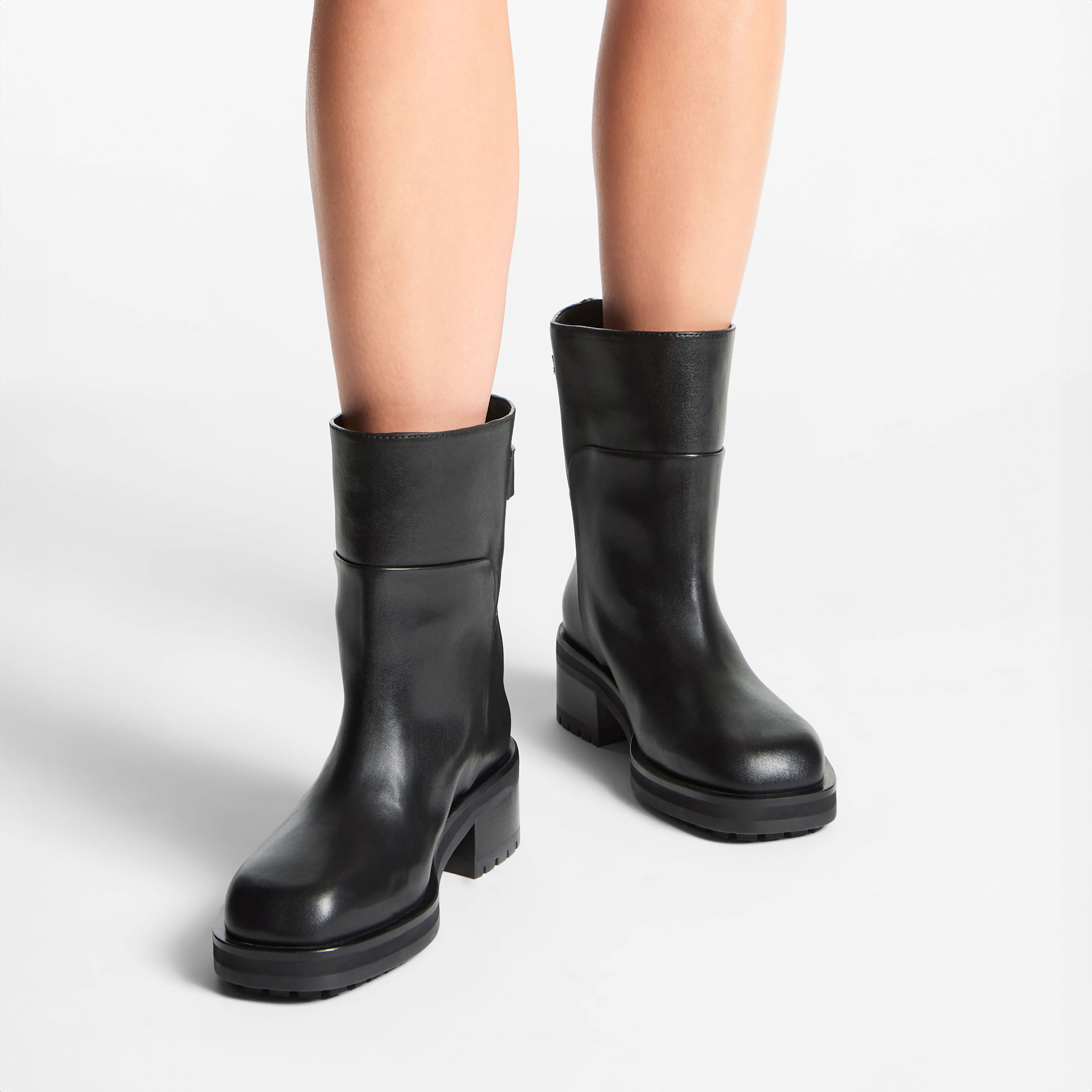 Brooklyn Ankle Boot 50 | Black Leather Ankle Boots | JIMMY CHOO