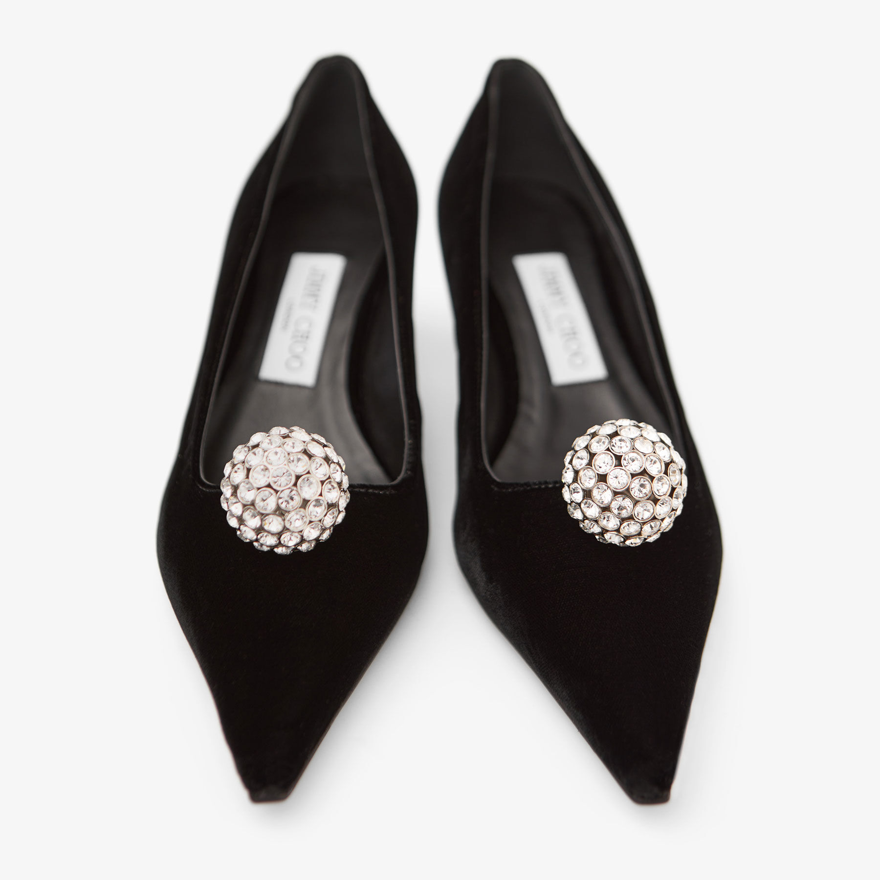 Orb Pump 50 | Black Velvet Pumps | JIMMY CHOO Orb Pump 50 | Black Velvet Pumps | JIMMY CHOO