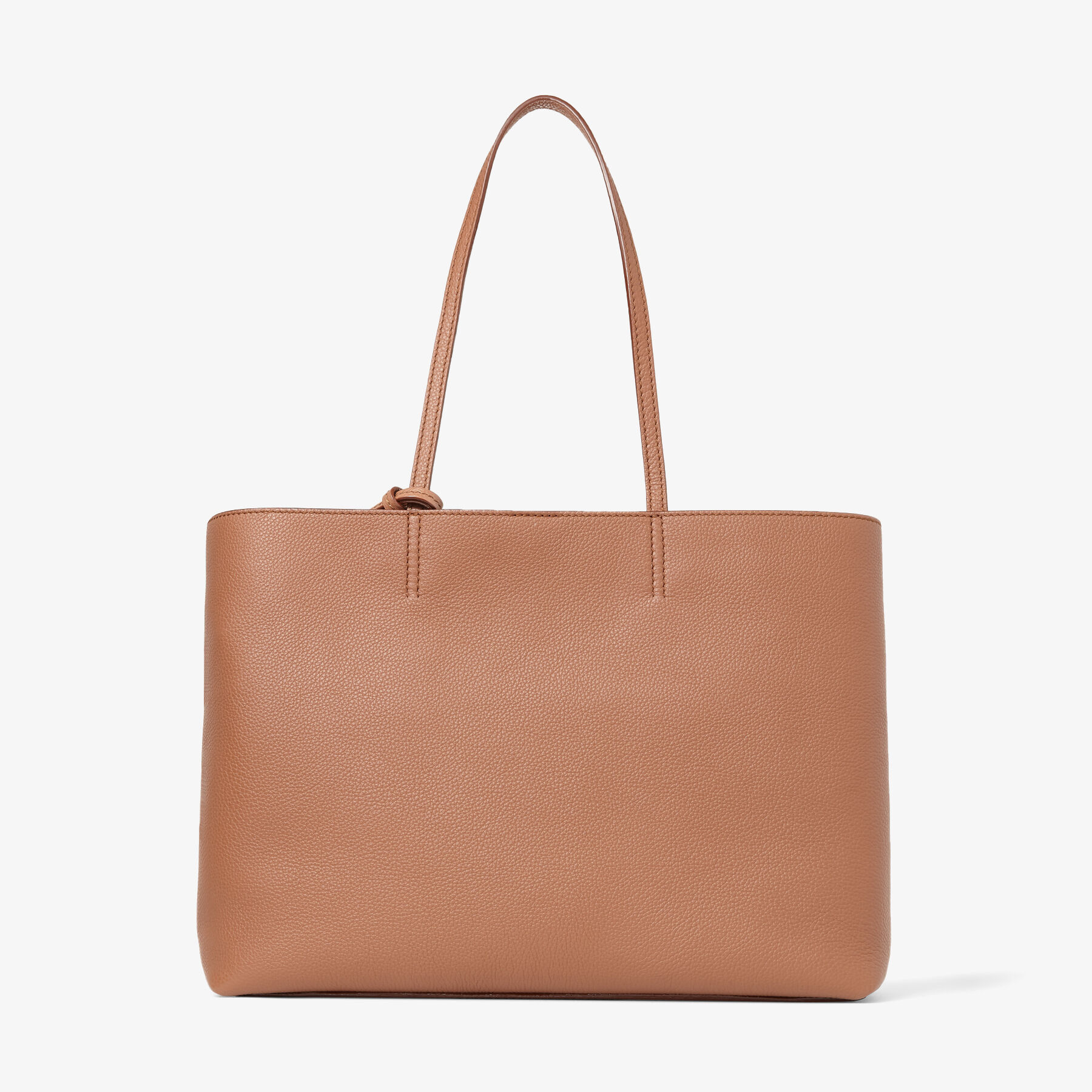 Cuoio Grained Calf Leather Tote Handbag with JC Emblem | NINE2FIVE E/W |  Pre-Fall '20 | JIMMY CHOO