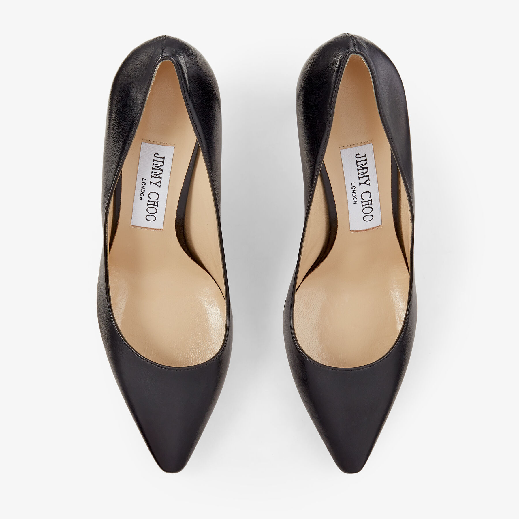 Black Kid Leather Pointy Toe Pumps | Romy 85 | Pre Fall 16 | JIMMY CHOO