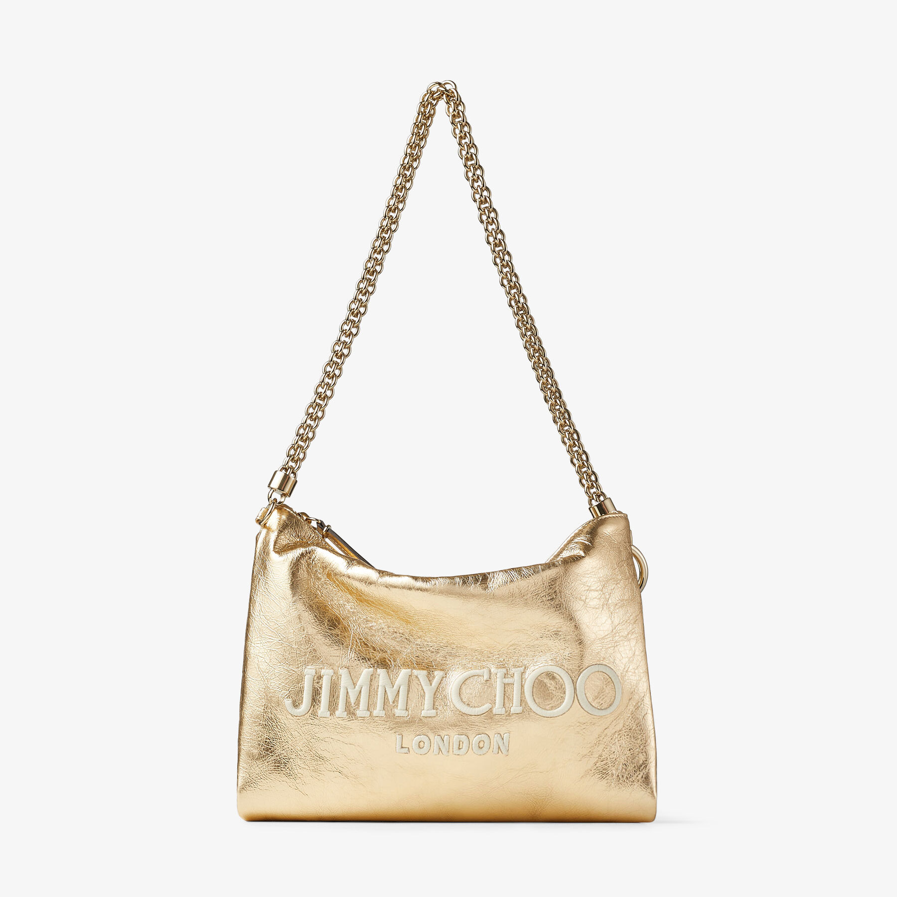 Gold jimmy deals choo bag