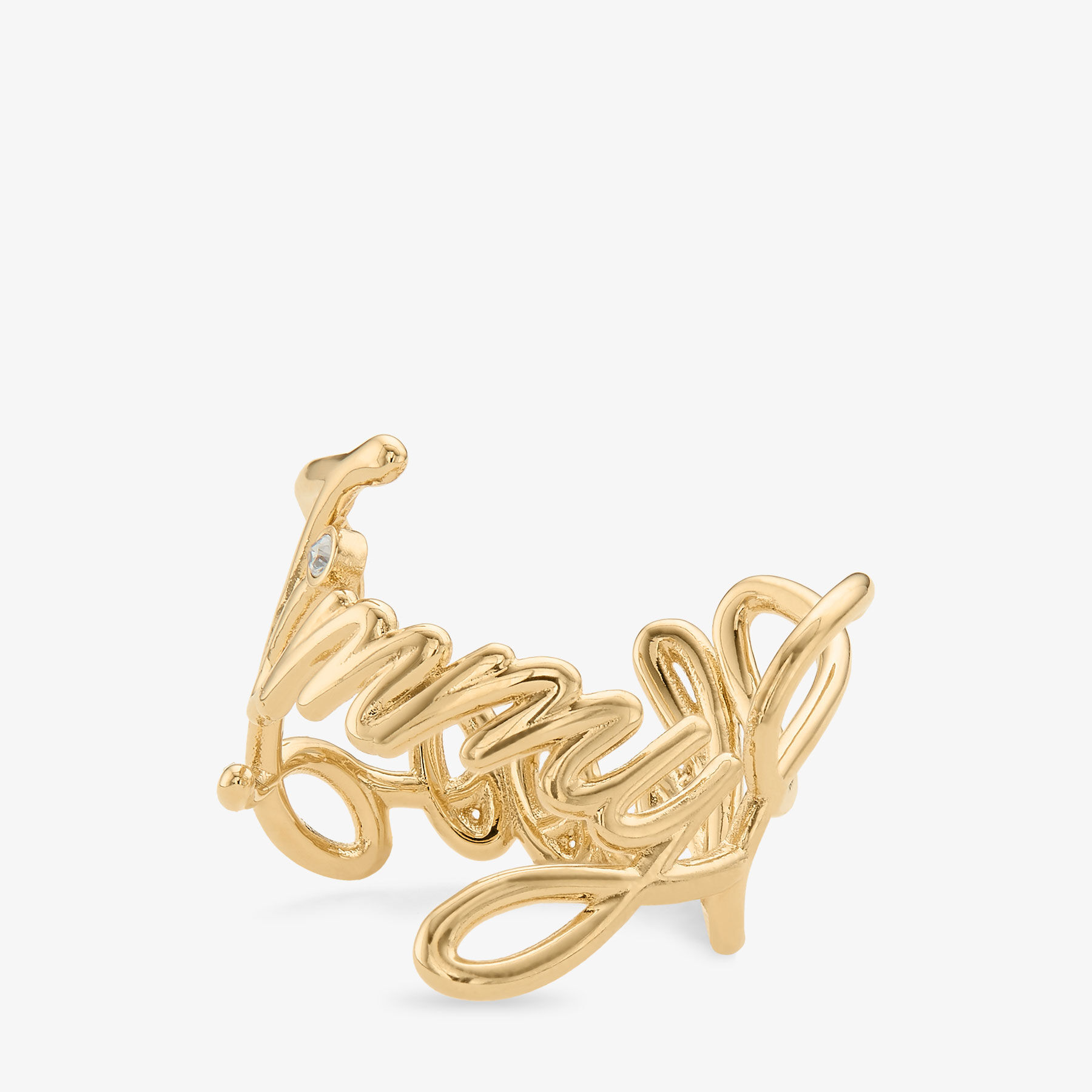 Jimmy Choo Auri ロゴプレートリング JIMMY CHOO JCロゴ ゴールドメタル パール リング 全2種 (Jimmy