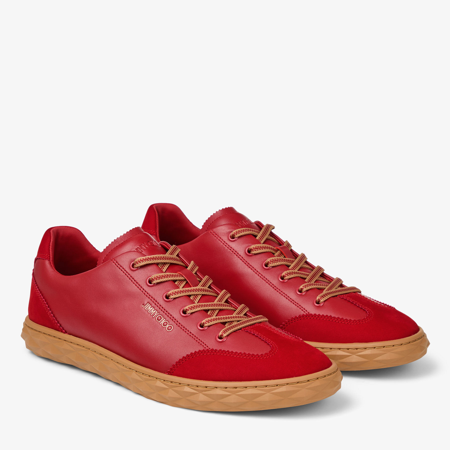 Jimmy Choo スニーカー DIAMOND LIGHT 42 Diamond Light/M II | Navy Nubuck Leather Trainers | JIMMY CHOO
