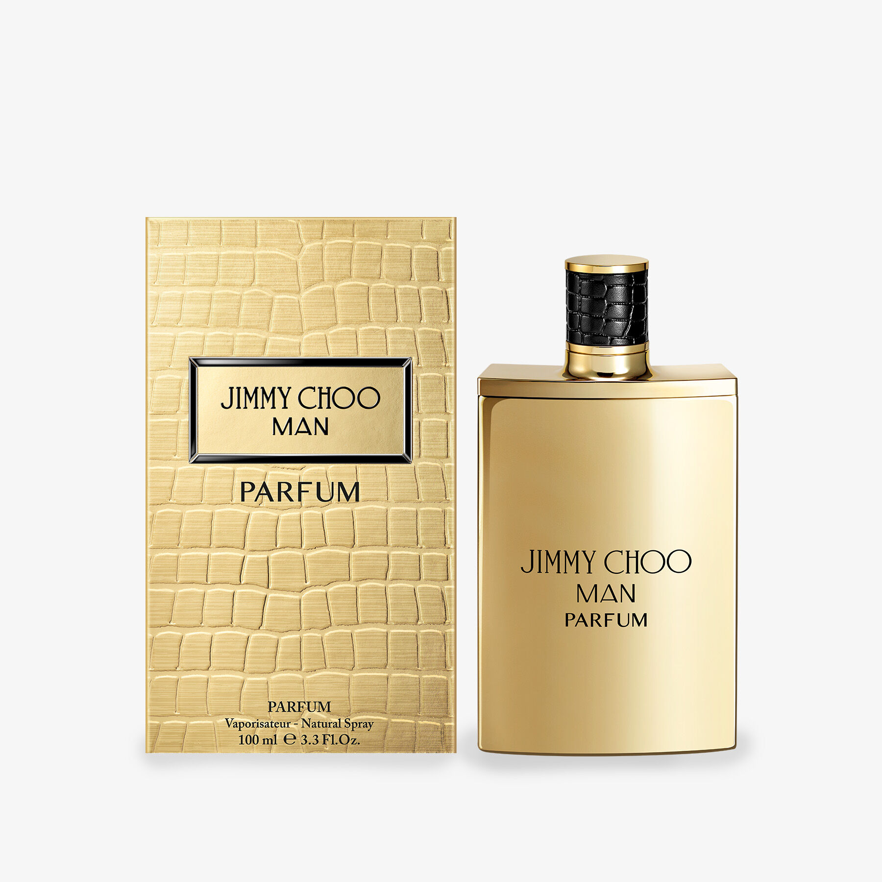 Dark blue bottle of Jimmy Choo Man Intense Eau de Toilette 100ml on an elegant background - thumbnail 4