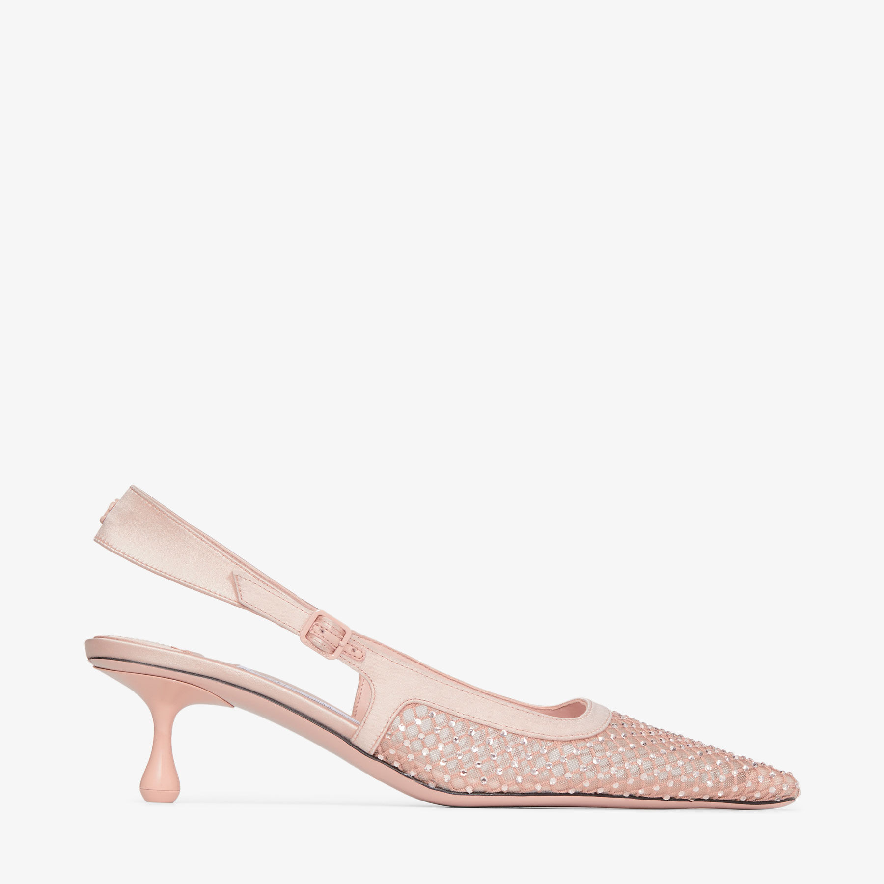 Amel 50 | Macaron/Crystal Crystal Mesh Pumps | JIMMY CHOO