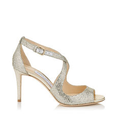 champagne glitter sandals