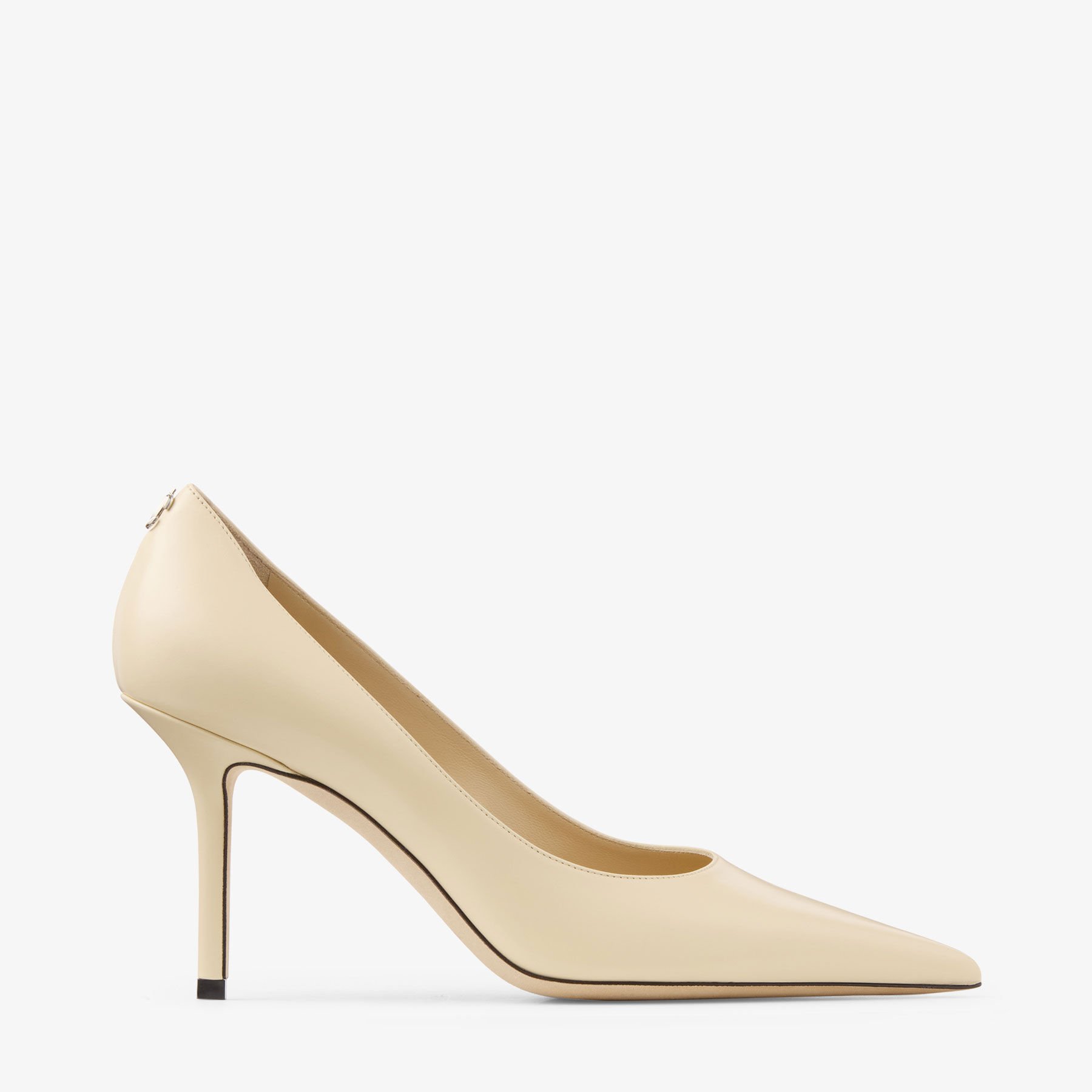 シューズ・サンダルその他 JIMMY CHOO Woman Pumps Beige LOVE85ZNU BUTTERMILK Love 85 | Yellow Buttermilk Calf Leather Pumps with JC