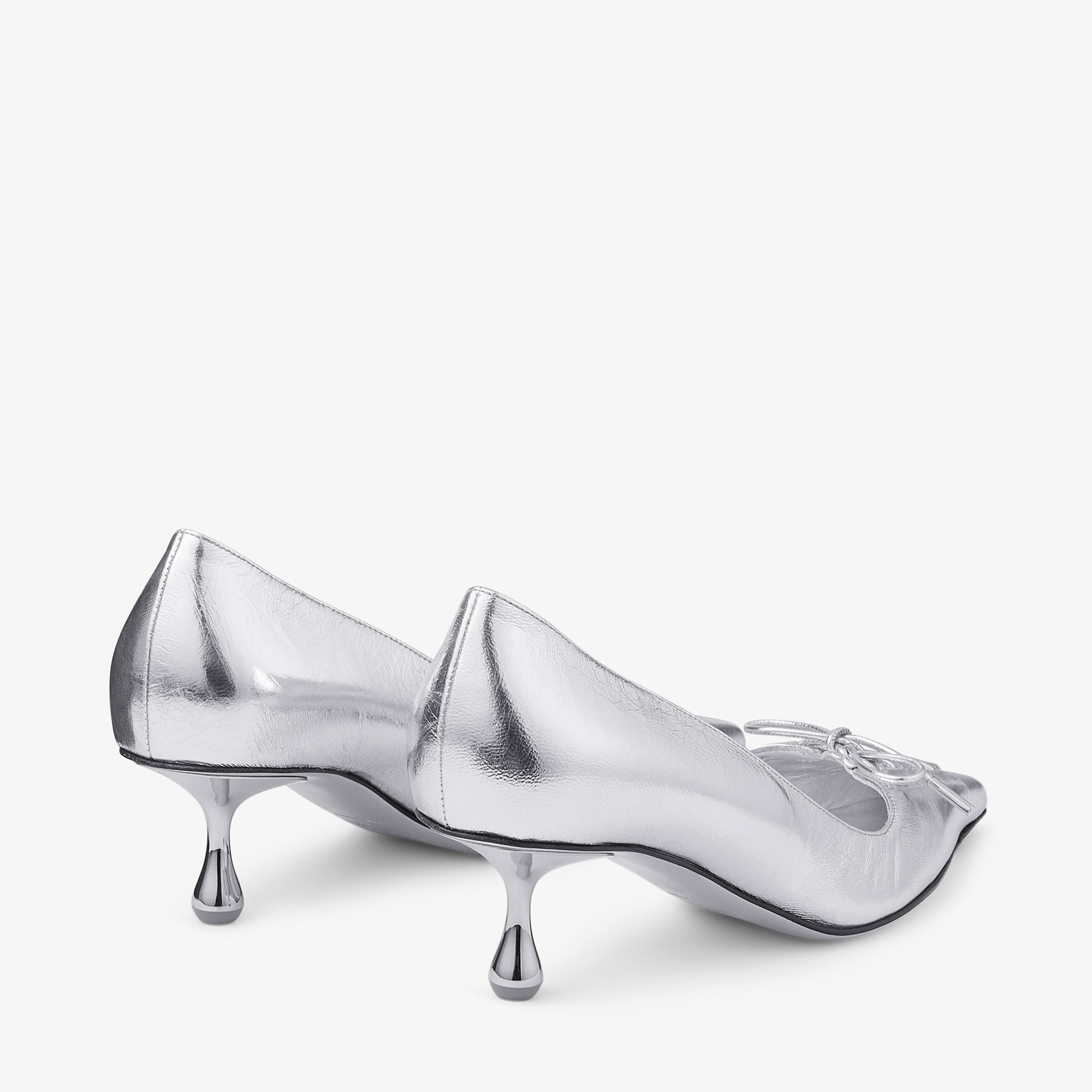 最安価格 Scarlett 50 | Silver Vintage Metallic Leather Pumps | JIMMY CHOO 小物