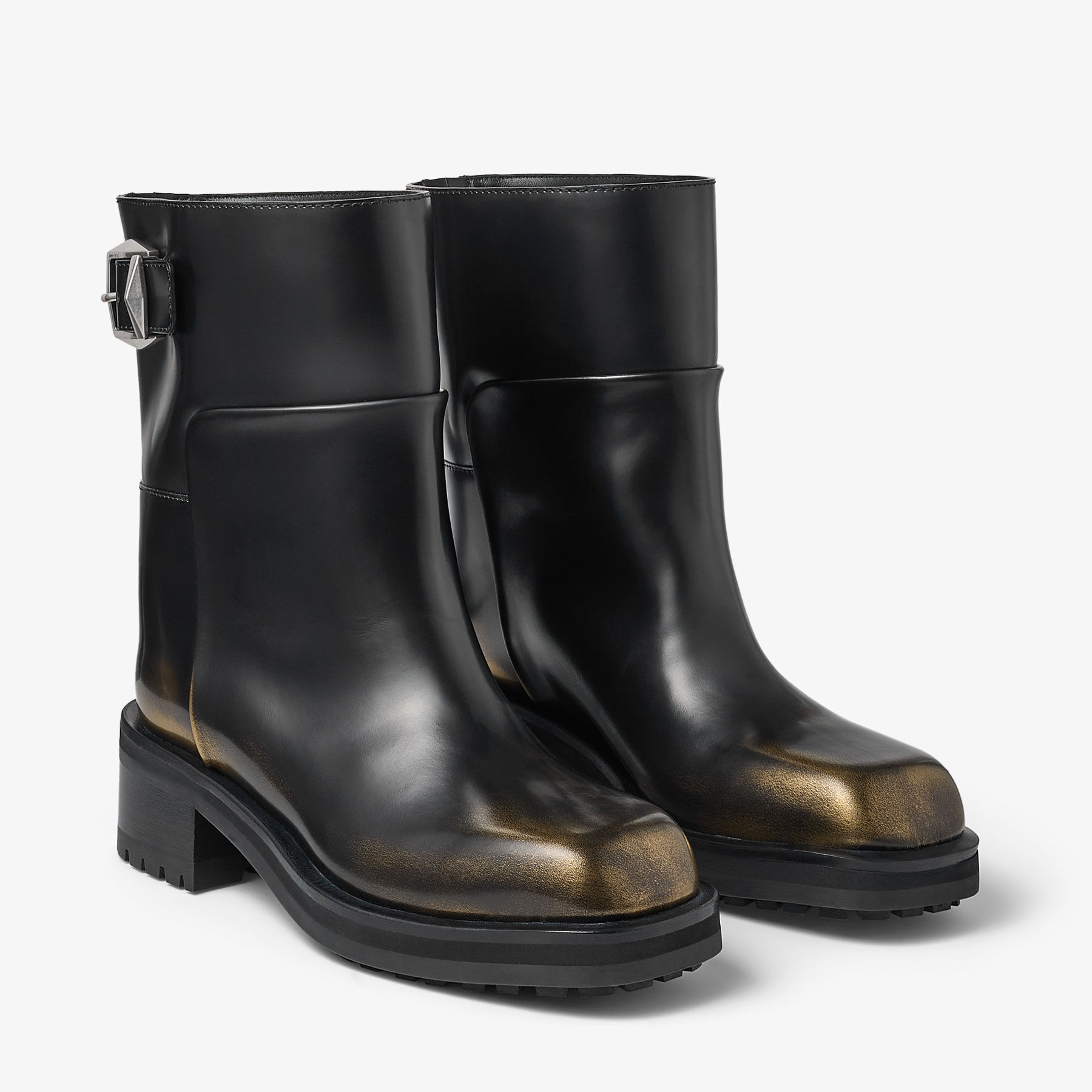 JIMMY CHOO BROCK ブラックブーティ 24cm 37サイズ BROOKLYNAB50THB_000034_ANGLE_v