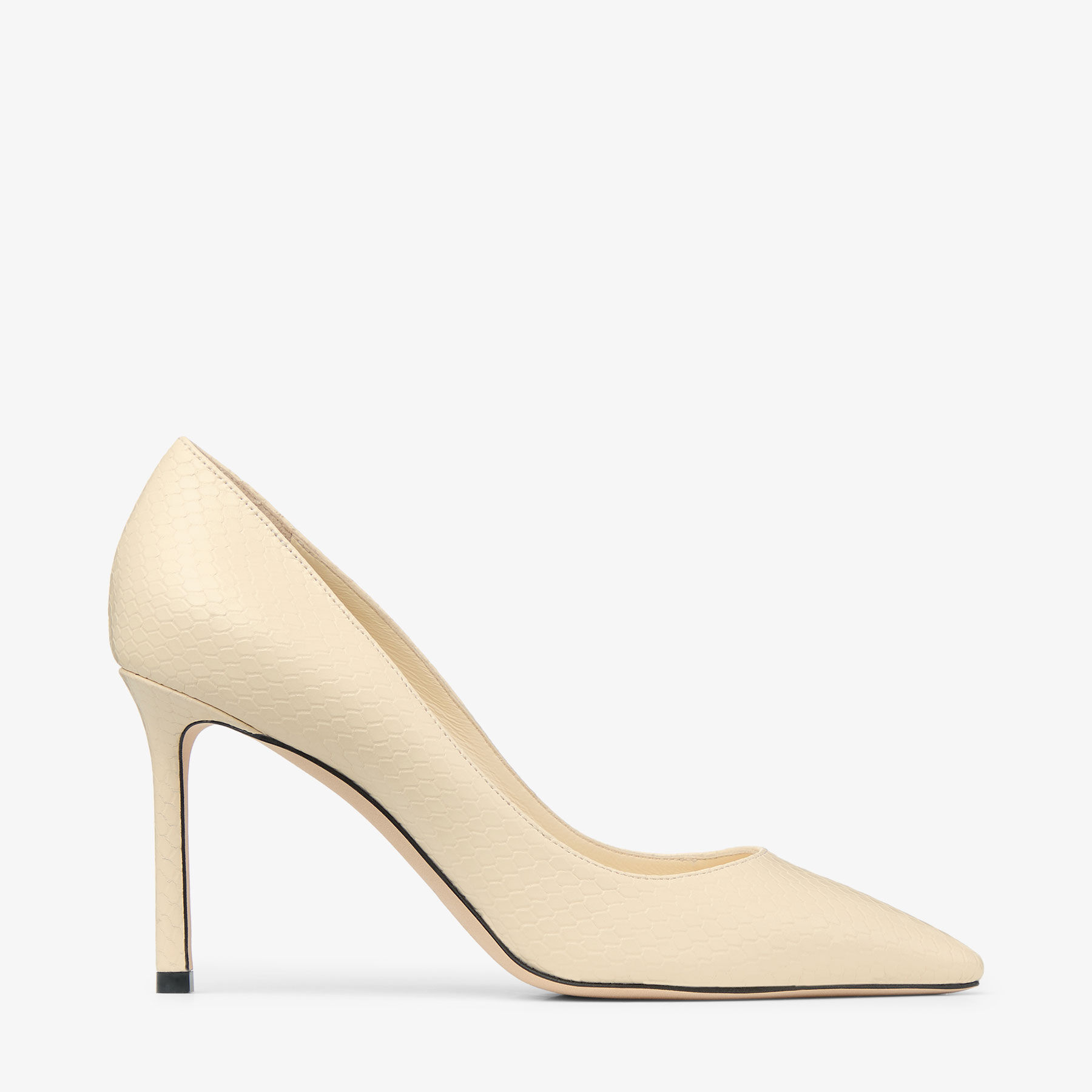 パンプス Jimmy Choo FW25 'Romy' pumps (ROMY85GHF BUTTERMILK) Black Suede Pointed Pumps | Romy 85 | Autumn Winter 16