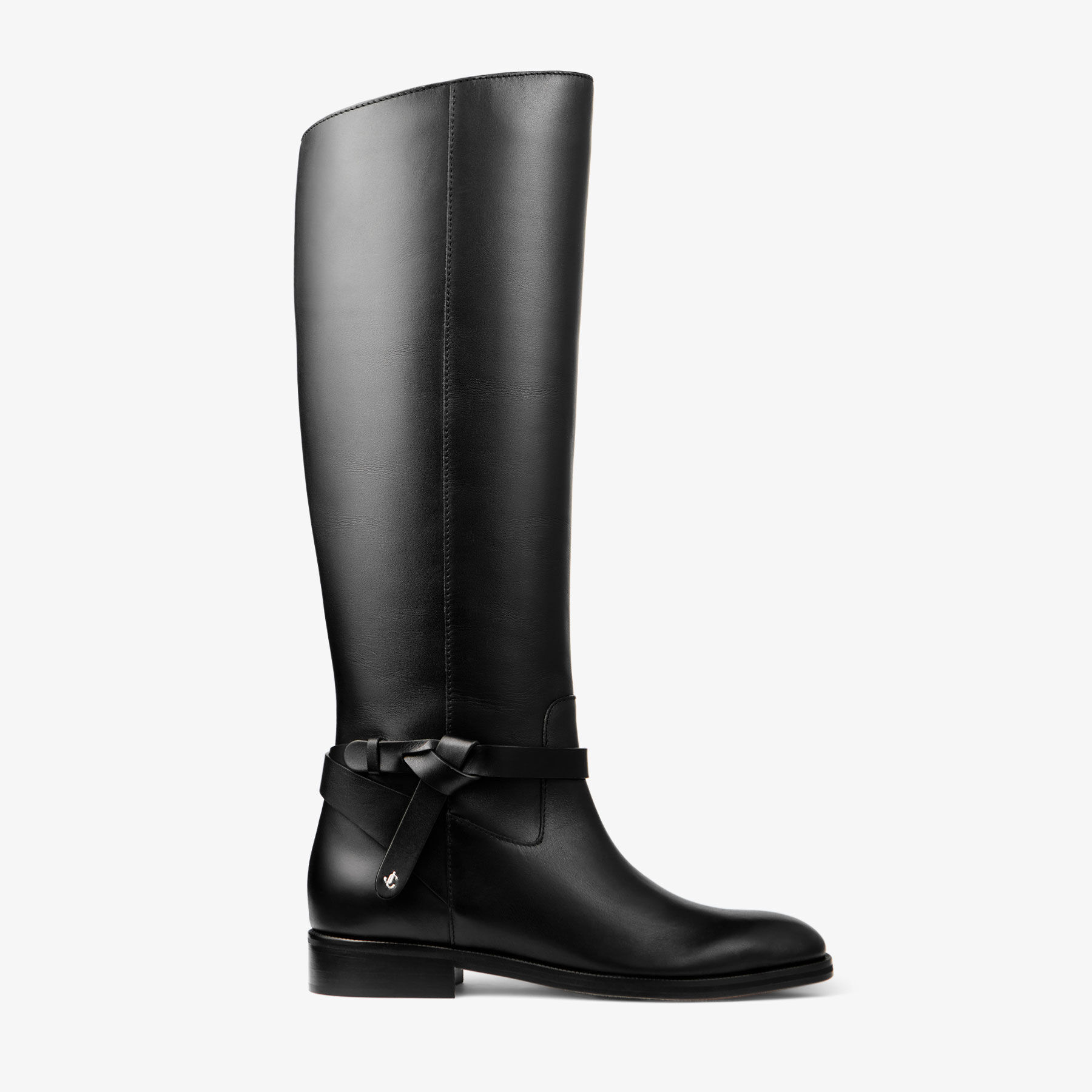 Lawton Knee Boot Flat | Kniehohe Stiefel aus weichem Kalbs- und