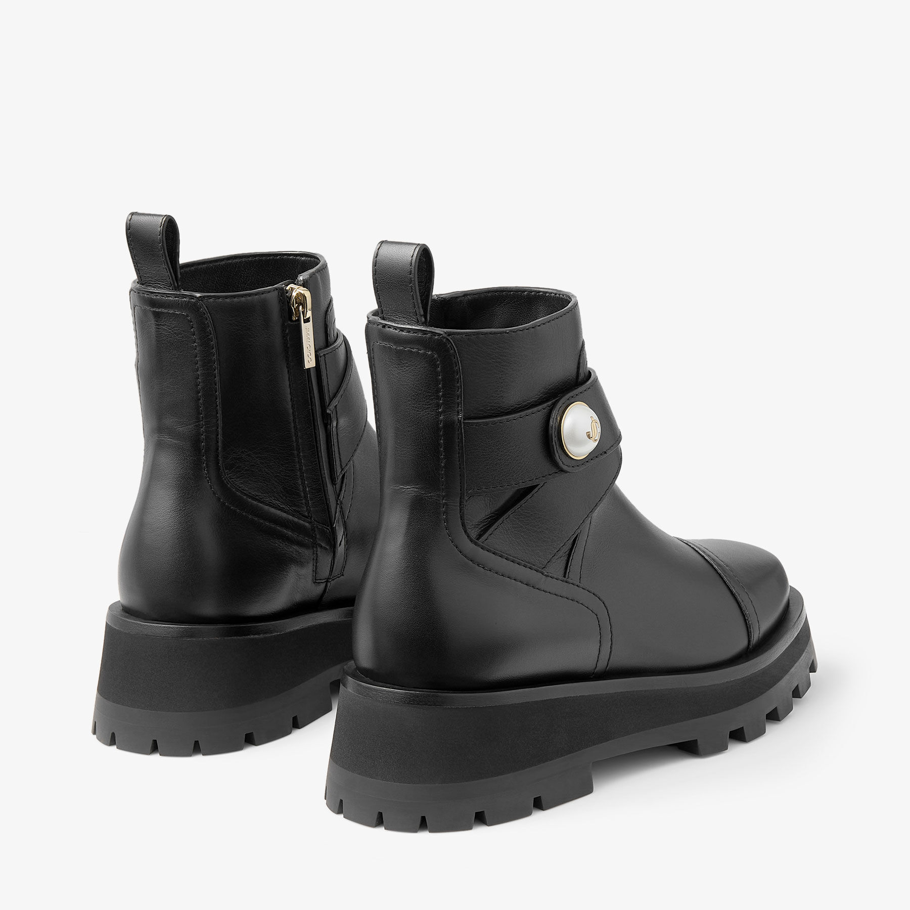 [JIMMY CHOO] ノーラ レザー アンクルブーツ Women's Designer Ankle Boots | JIMMY CHOO