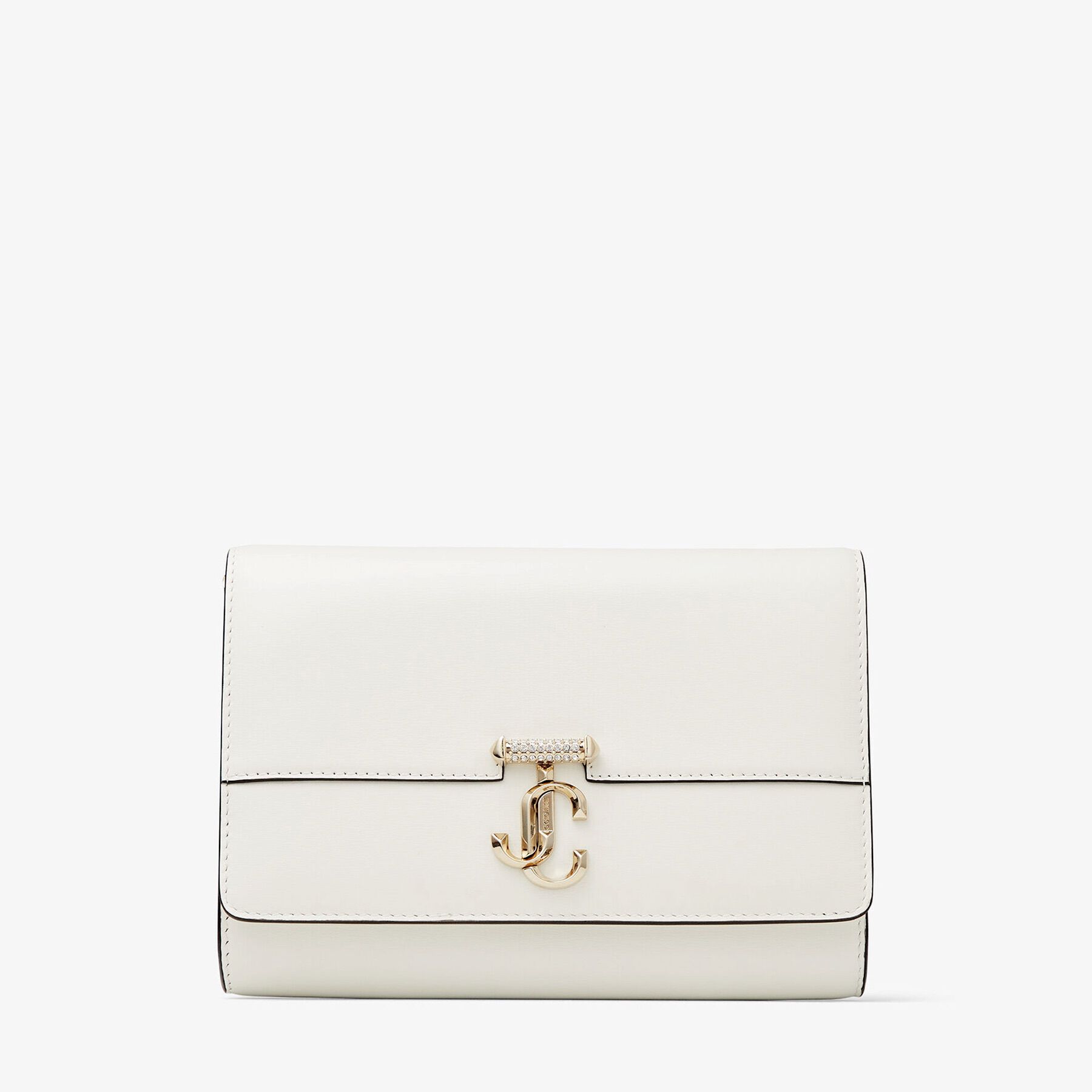 Jimmy choo white clutch clearance