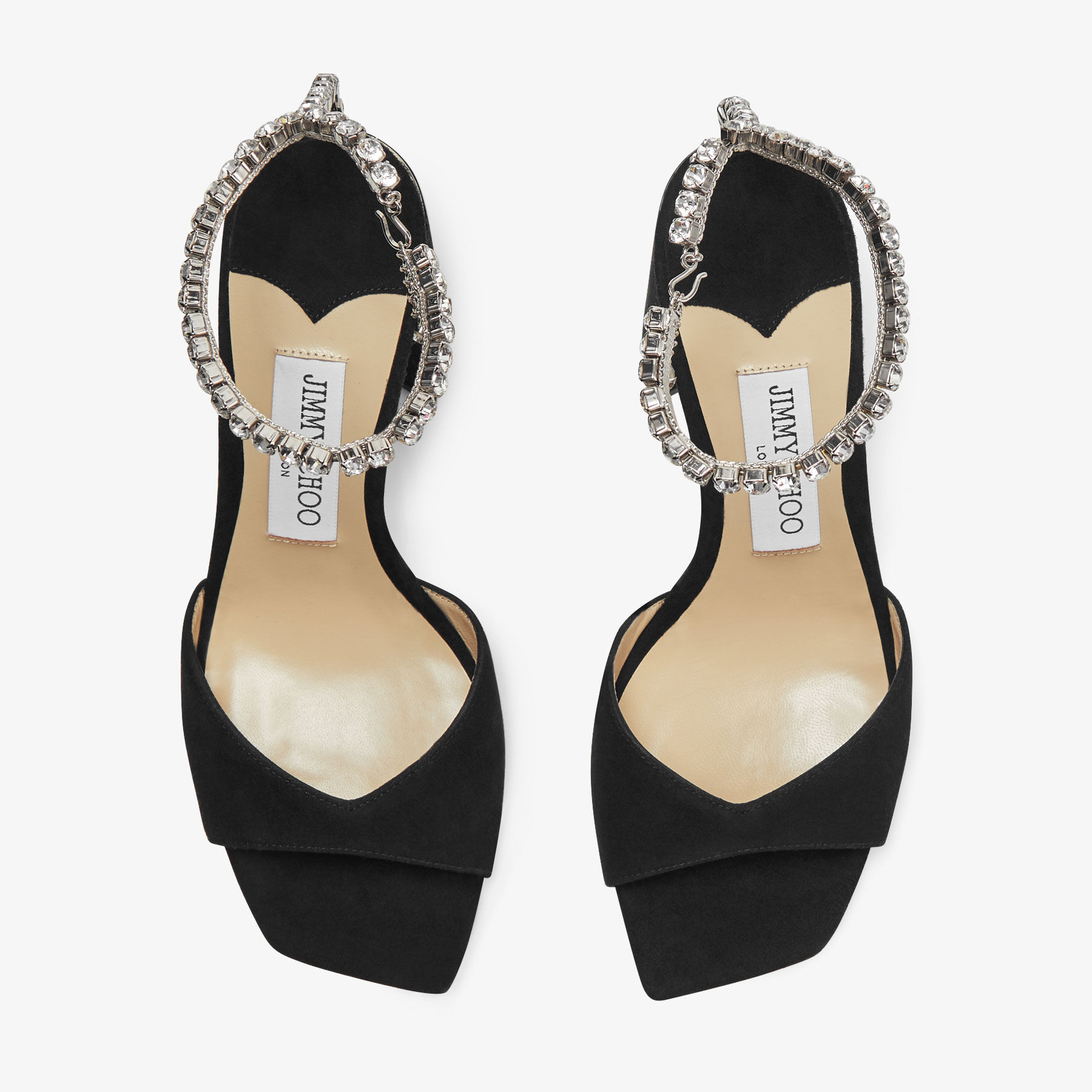 Felda crystal embellished shop strappy evening shoe