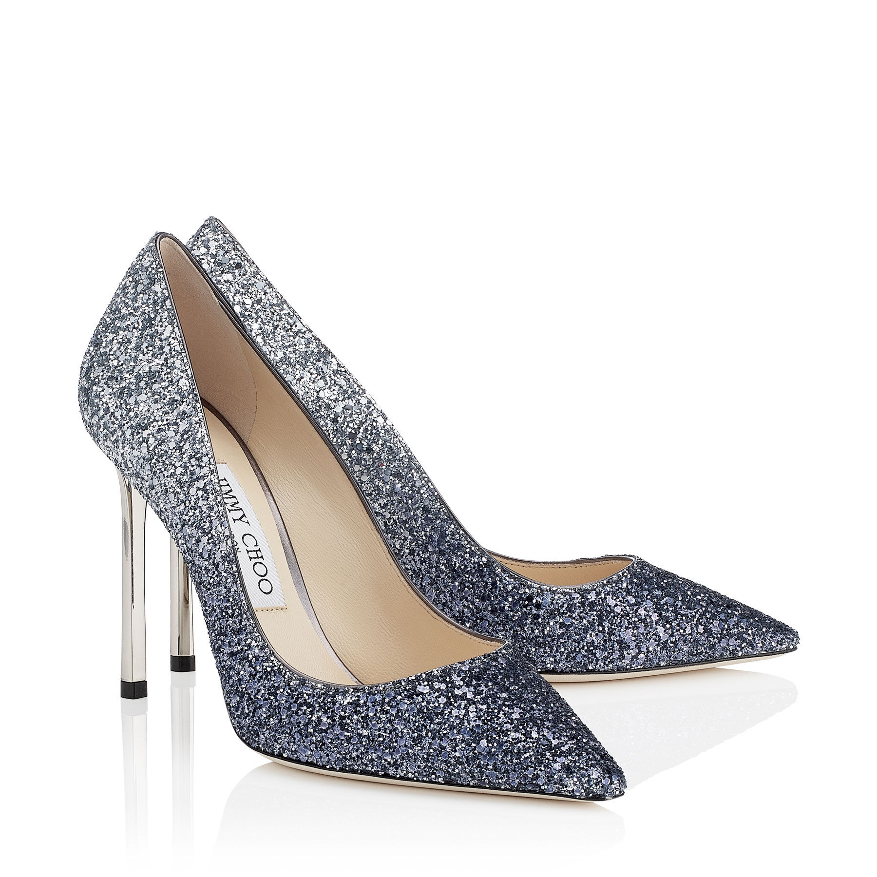 jimmy choo romy 100 glitter