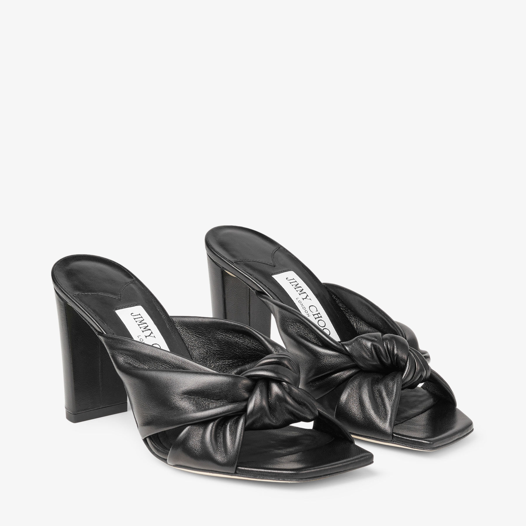 Jimmy choo auna online leather mules