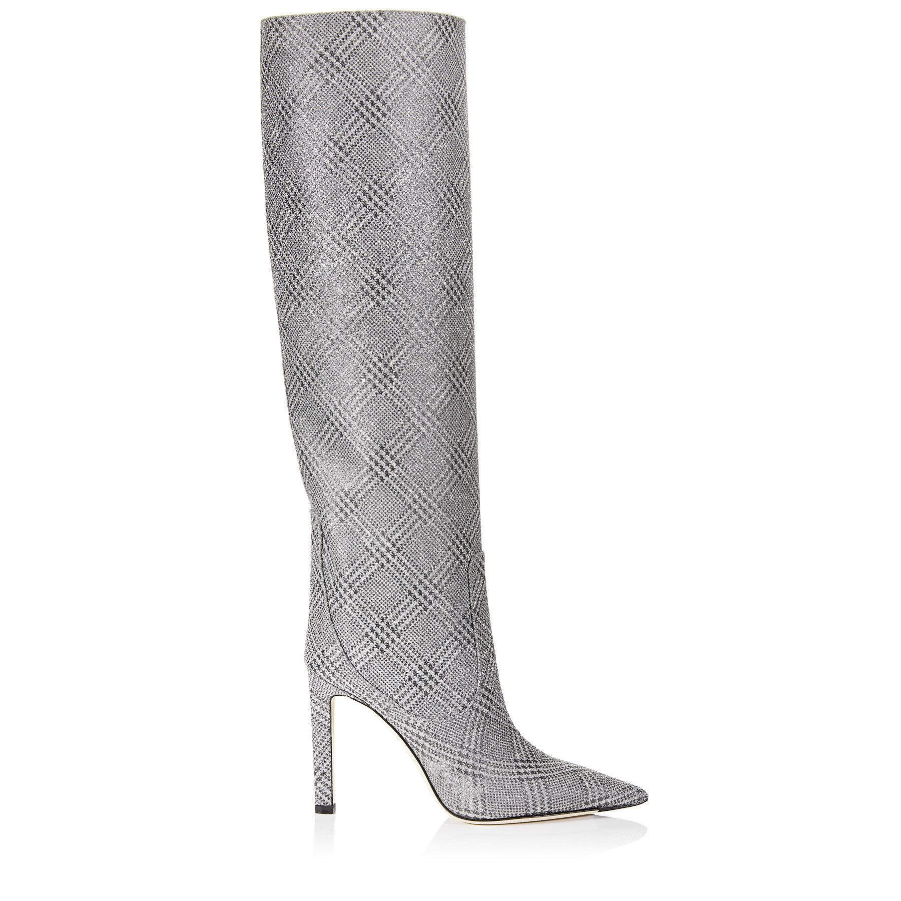 Jimmy choo silver boots clearance