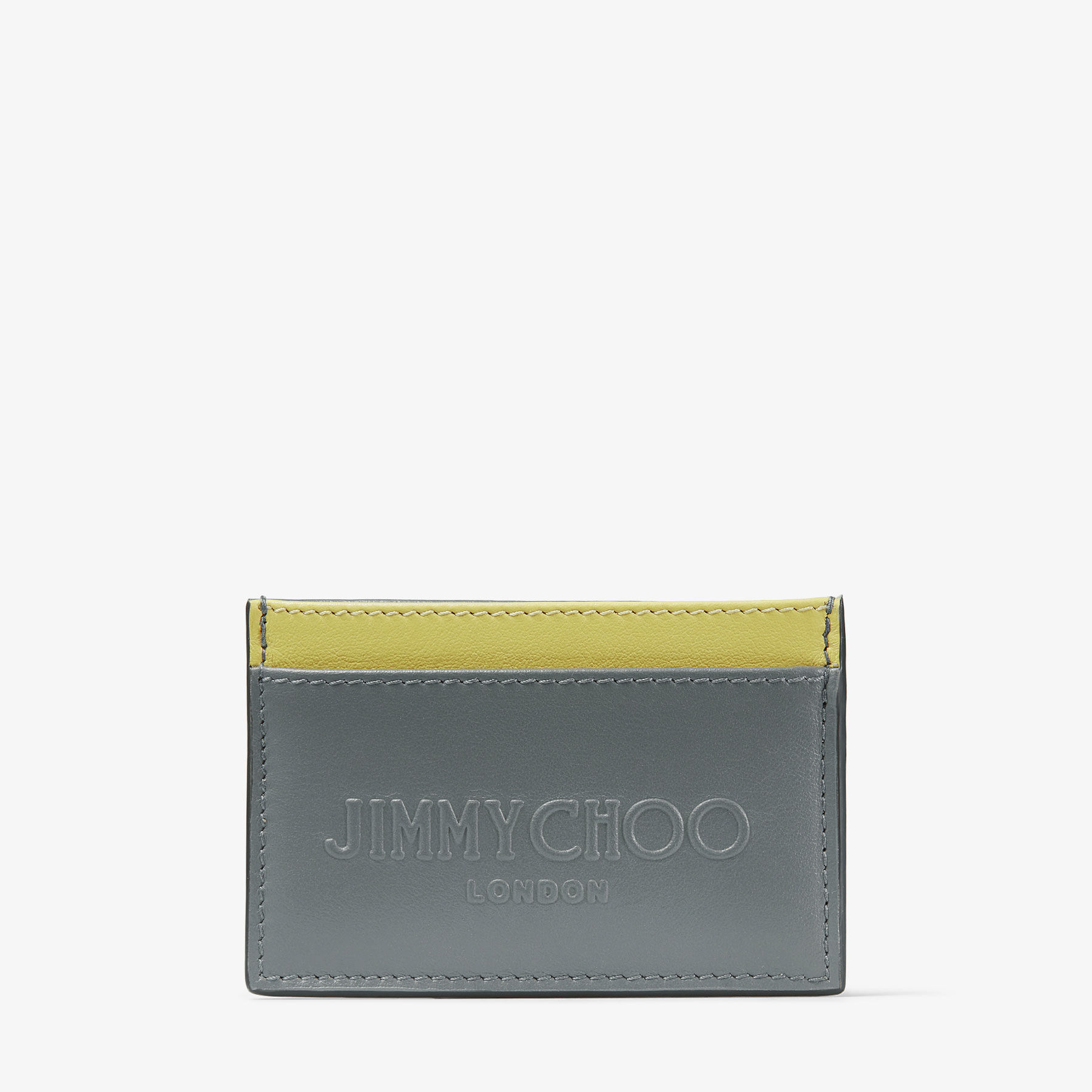 Dom Yellow Embossed Leather SLG JIMMY CHOO
