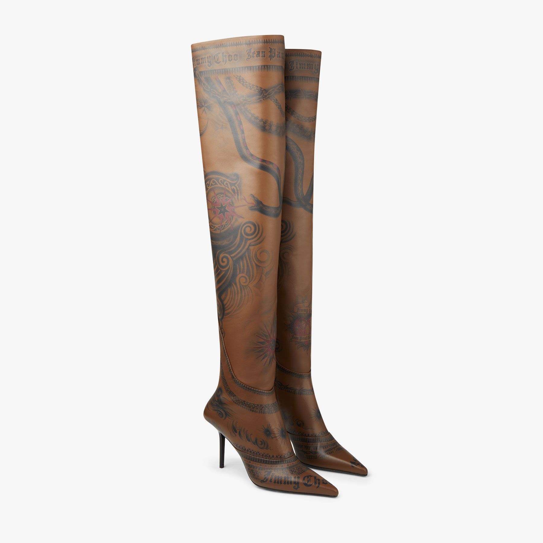 JIMMY CHOO JEAN PAUL GAULTIER OVER THE KNEE Clove Tattoo