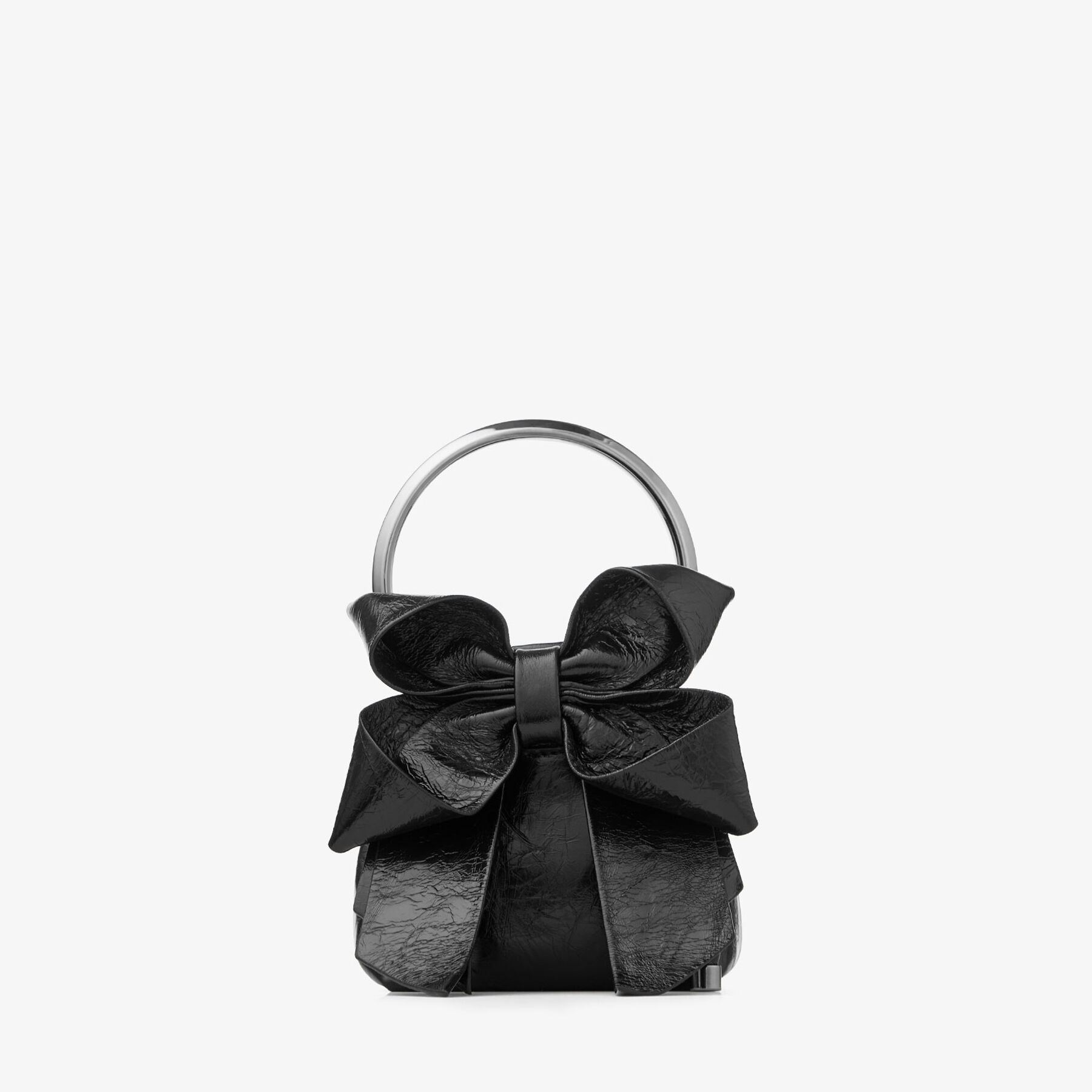 【日本限定モデル】 Bon Bon Micro | Bag Mini Leather Metallic Vintage Black バーベキュー・調理用品