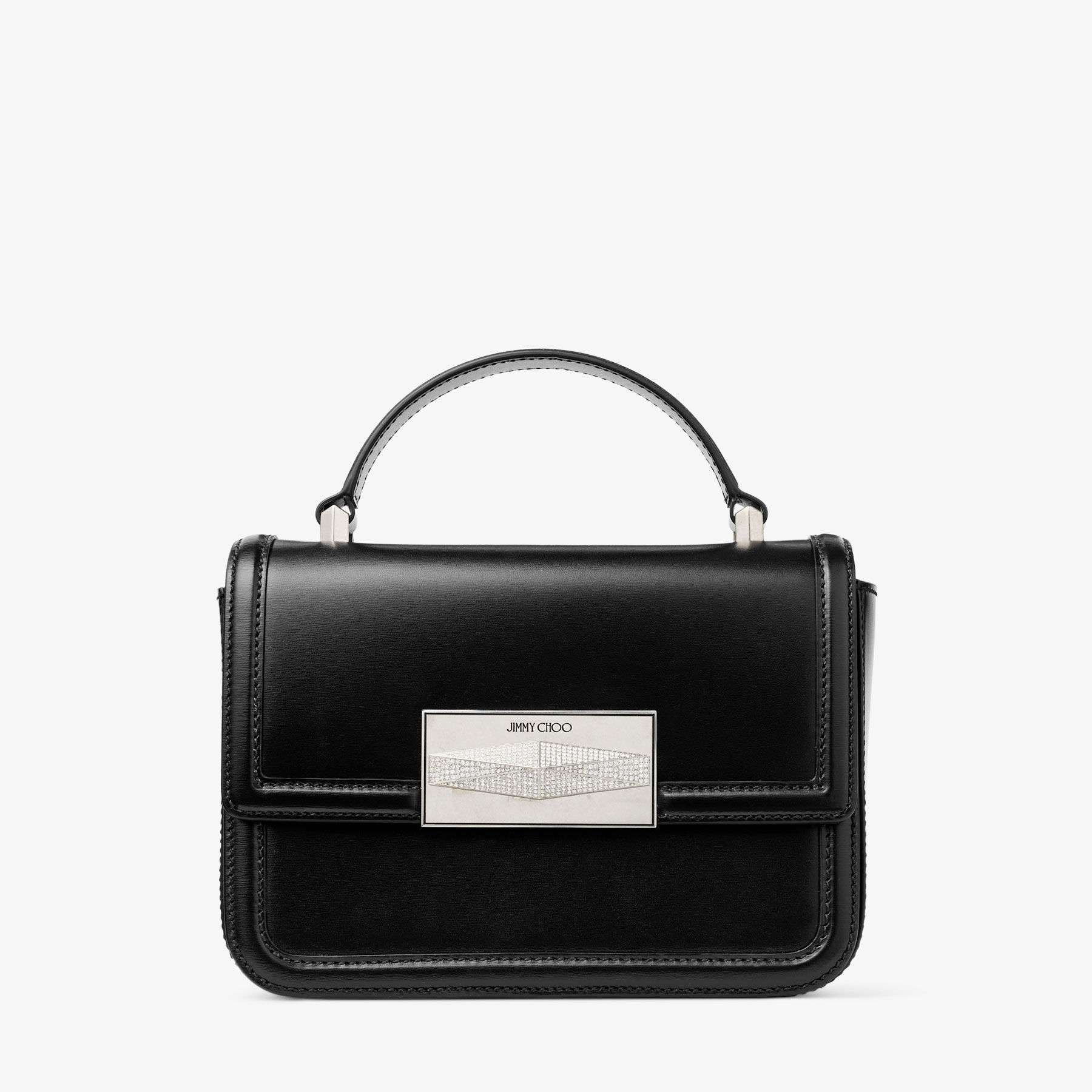 ★関税込み★ Jimmy Choo Top Handle Bag DIAMONDBELTEDTHMHUT_013847_BAC