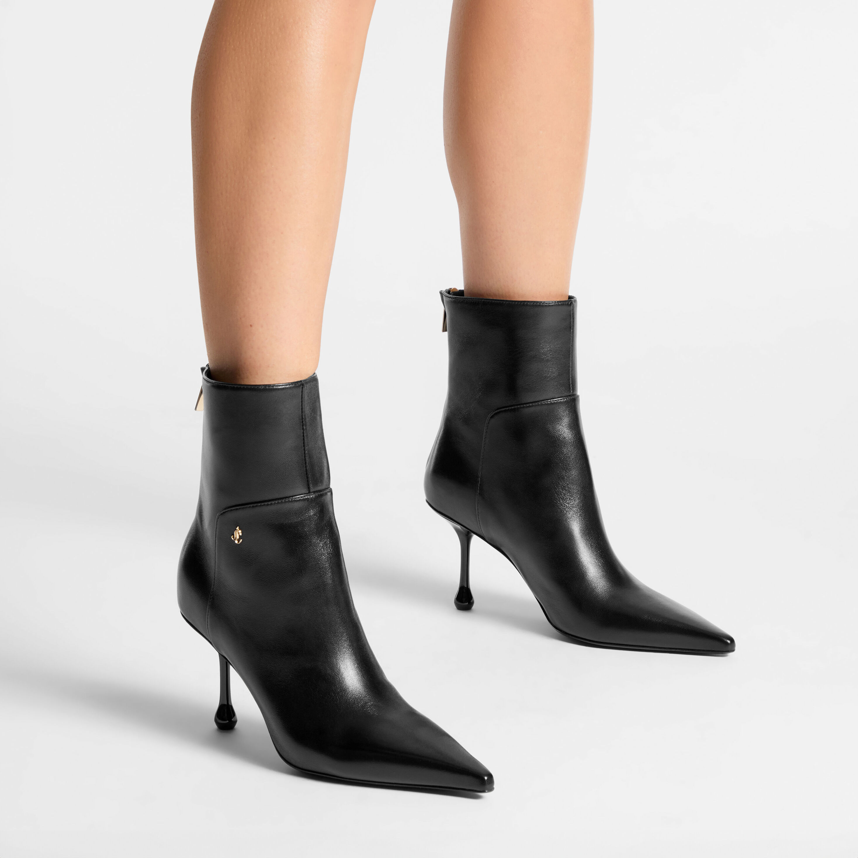 【JIMMY CHOO】JC Ankle Boot-Occl-Black ブーツ★関税送料込み Jimmy Choo Women's ankle boots in black suede leather with