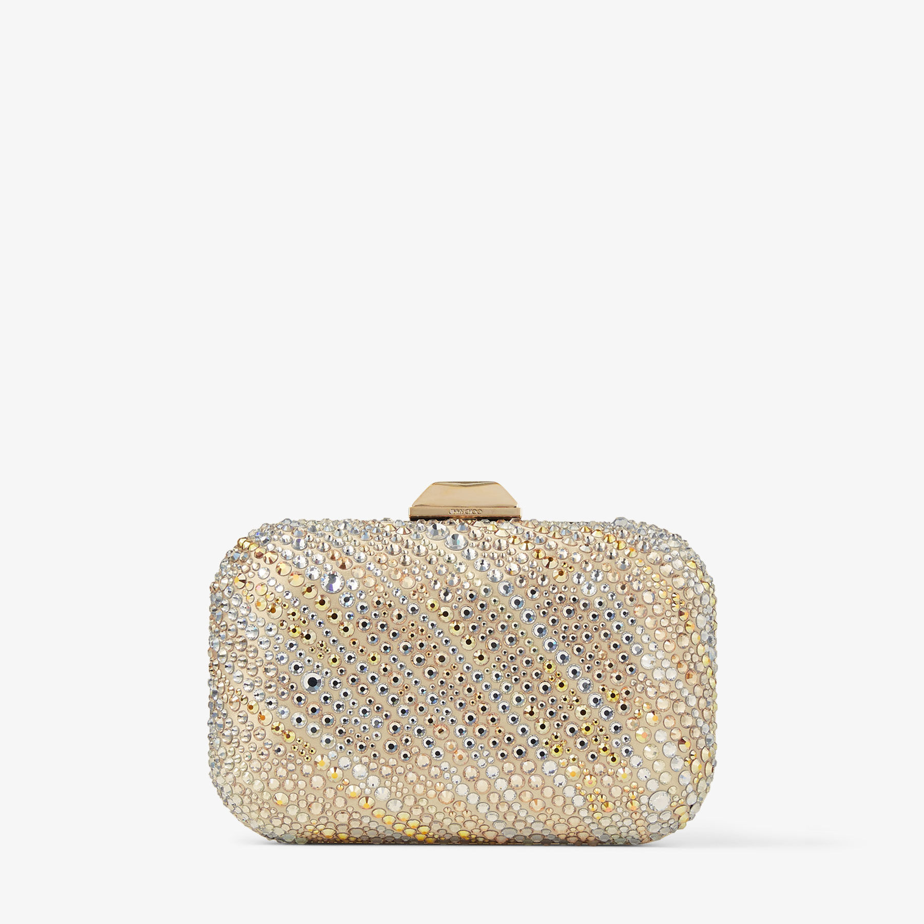美品 JIMMY CHOO グリッター ラメ チェーン 金 ショルダーバッグ ジミーチュウ Cheri キラキラ ショルダーバッグ jimmy choo