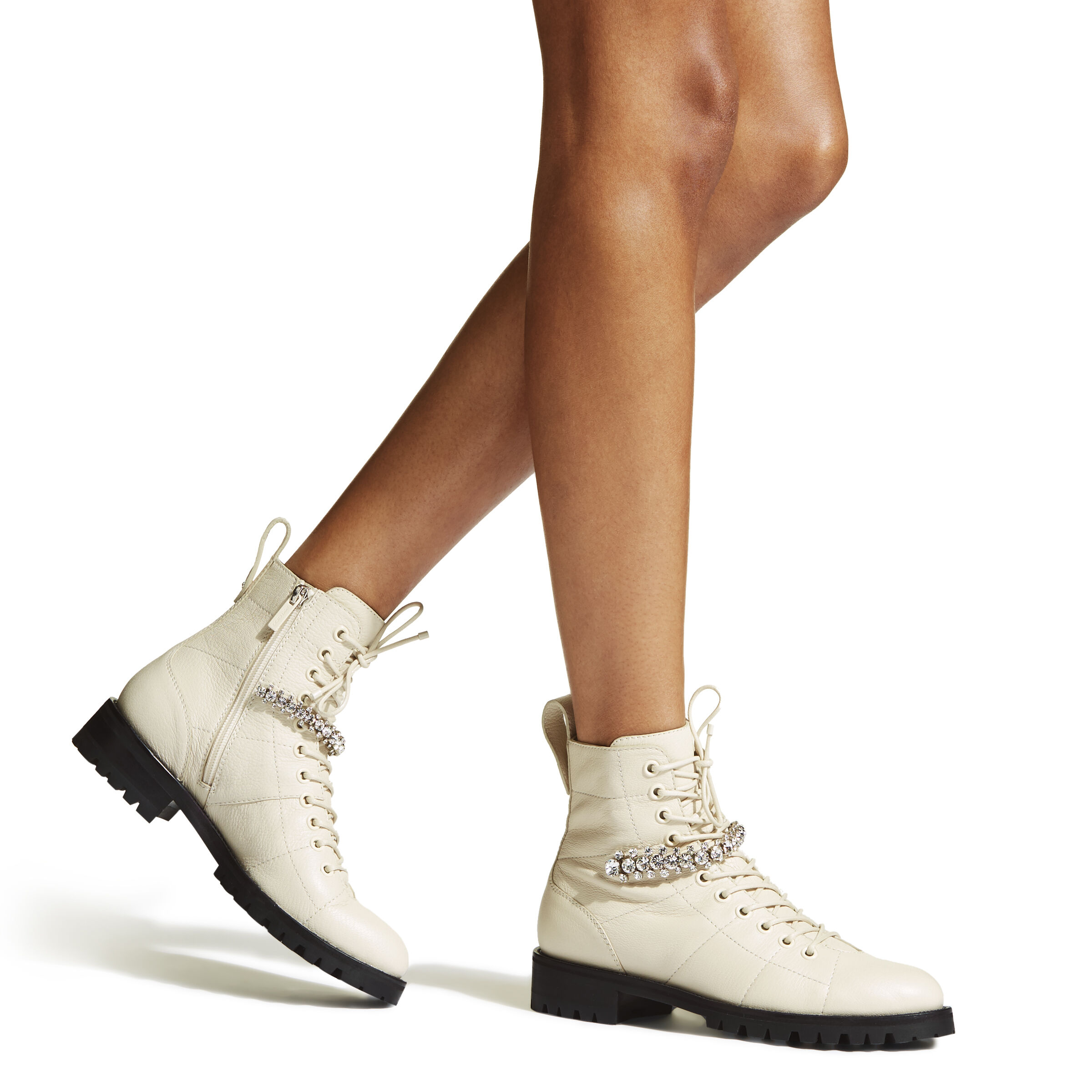 Jimmy choo cruz boots white clearance