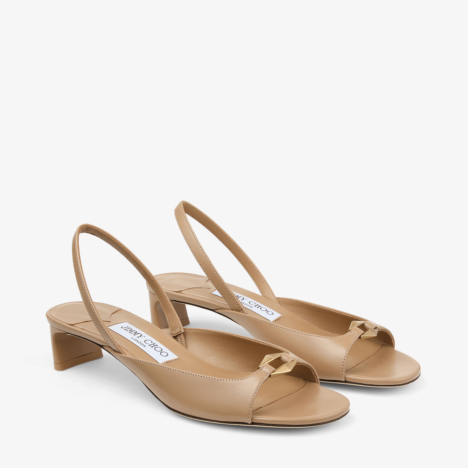 Lev 35 Biscuit Nappa Leather Sandals JIMMY CHOO