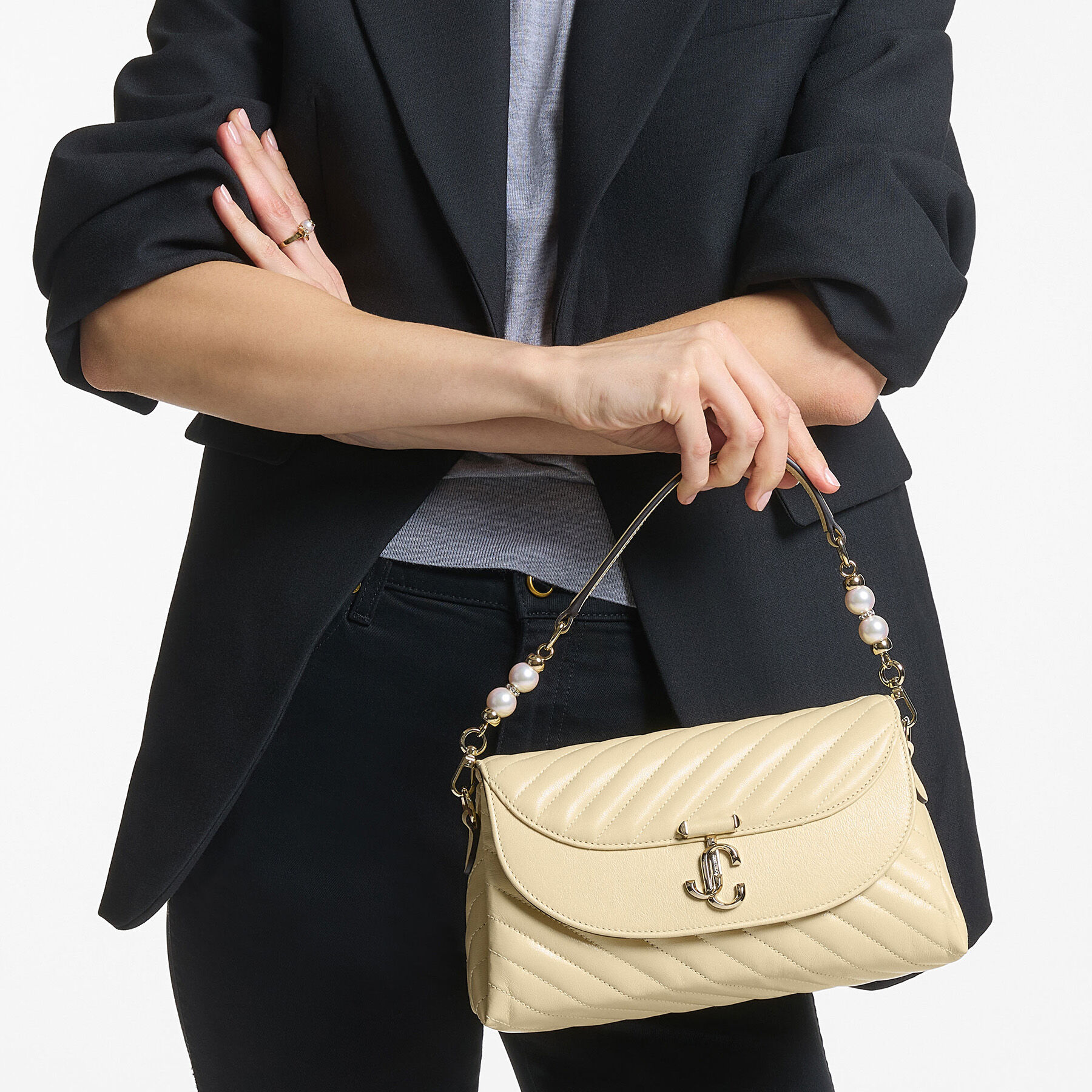 【Jimmy Choo】レディース アベニューカーブウォレットチェーン Jimmy Choo】レディース アベニューカーブウォレットチェーン