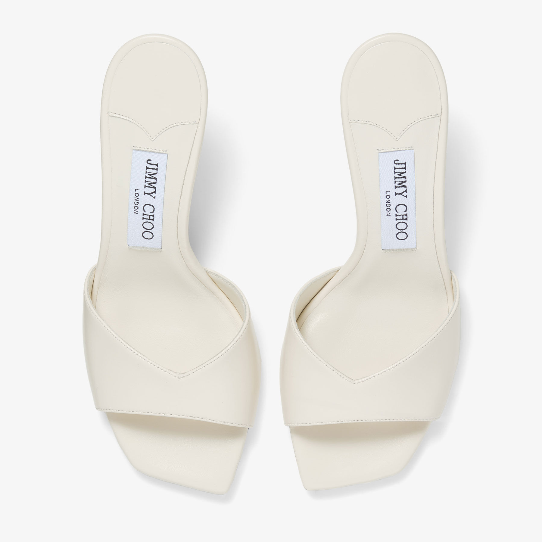 Skye 70 | Latte Leather Sandals | JIMMY CHOO