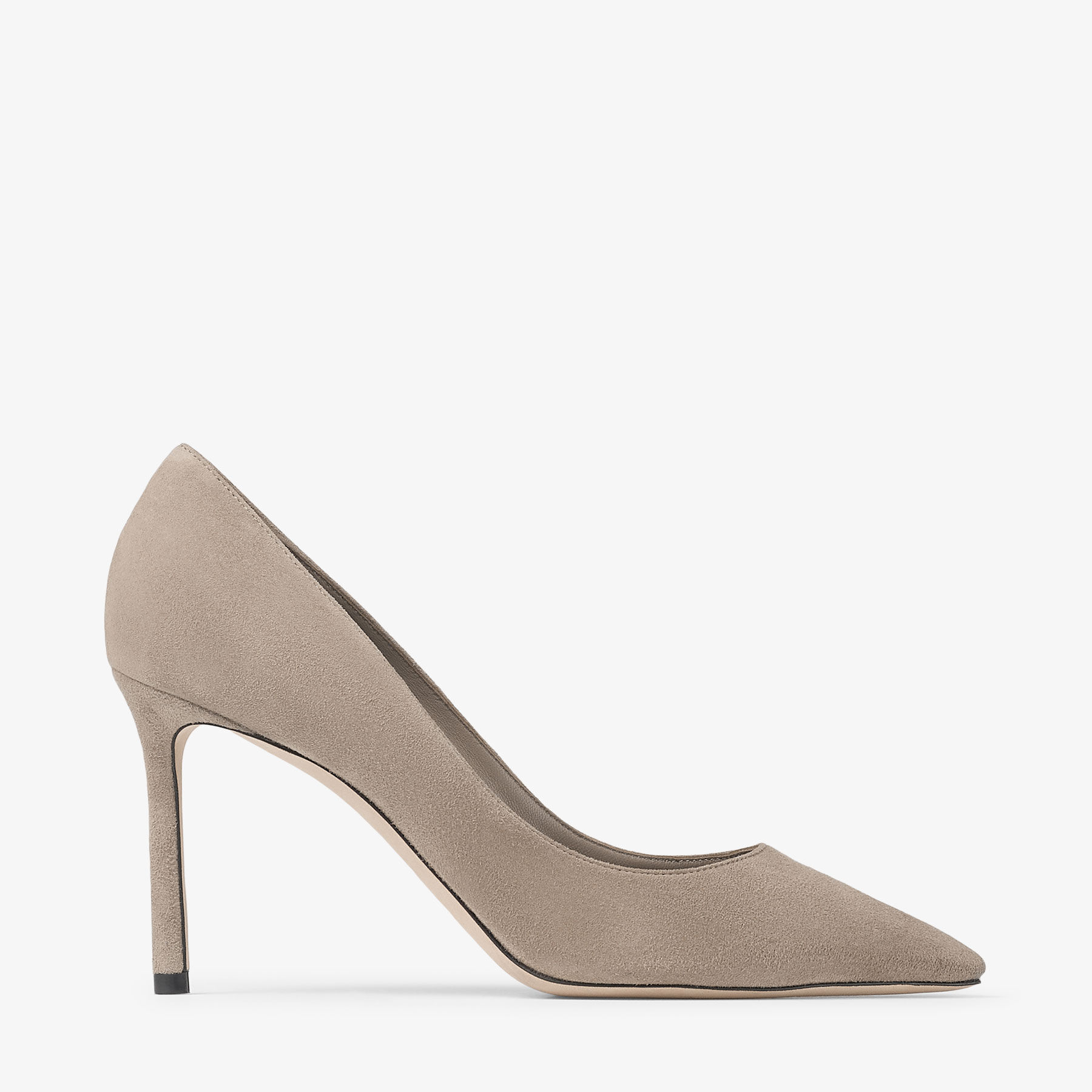Romy 85 | Escarpins en daim taupe | JIMMY CHOO FR