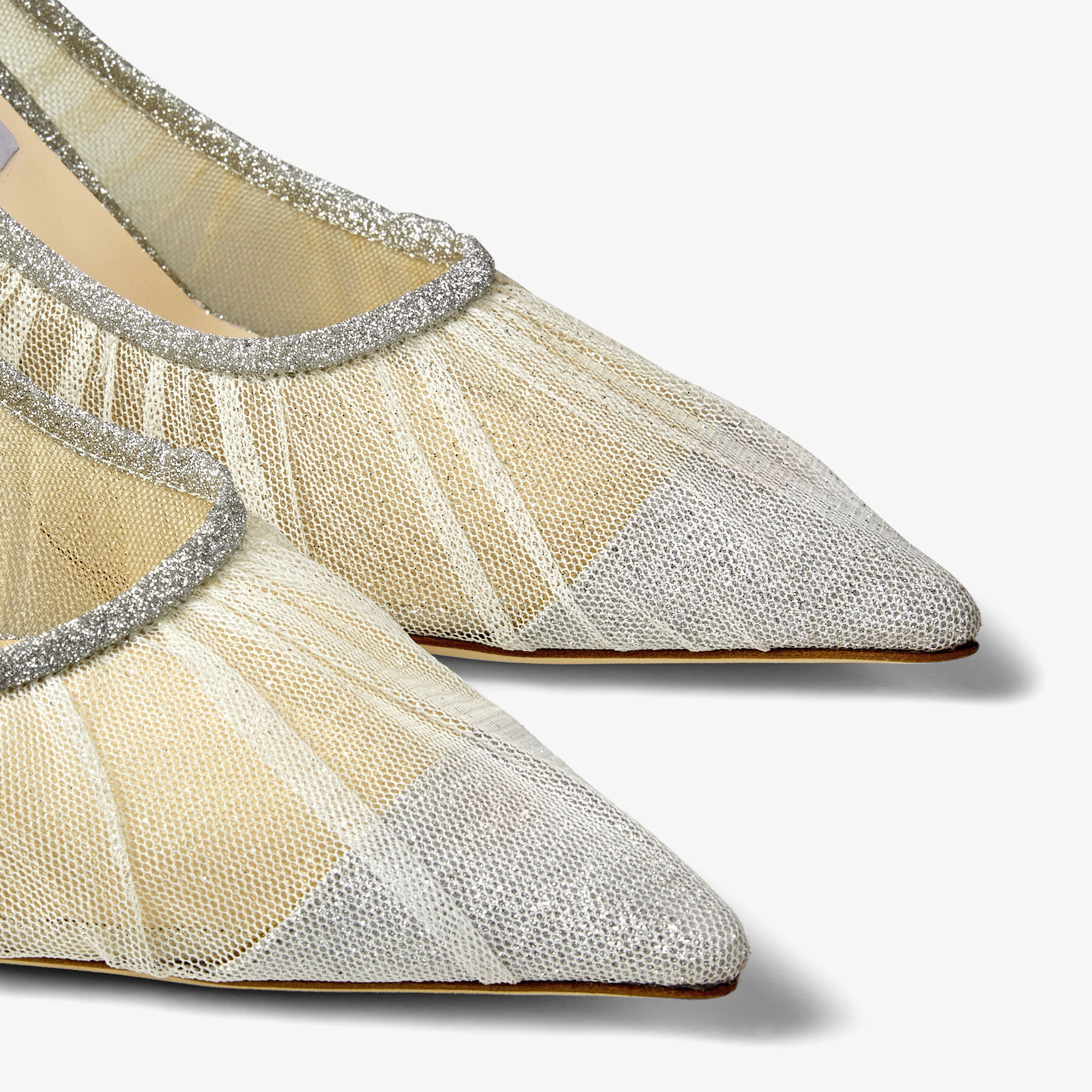 ジミーチュウ ブライダルシューズ シルバー グリッター LOVE85 ジミー