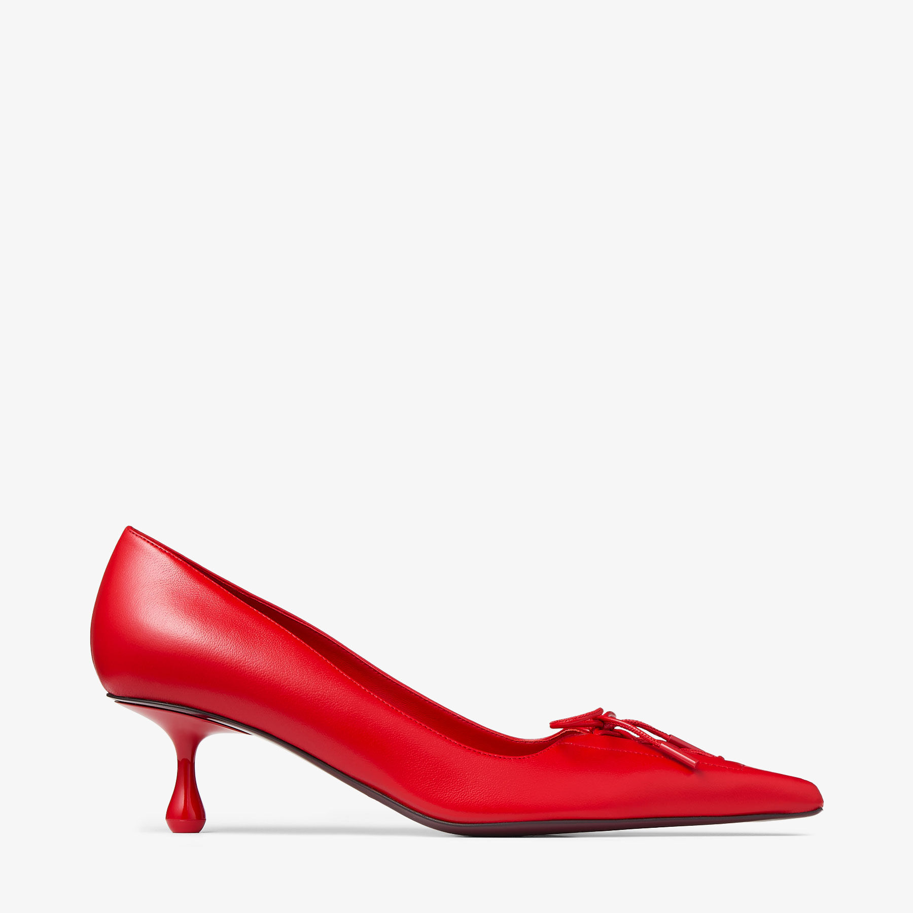 Scarlett 50 | Postbox Red Nappa Leather Pumps | JIMMY CHOO