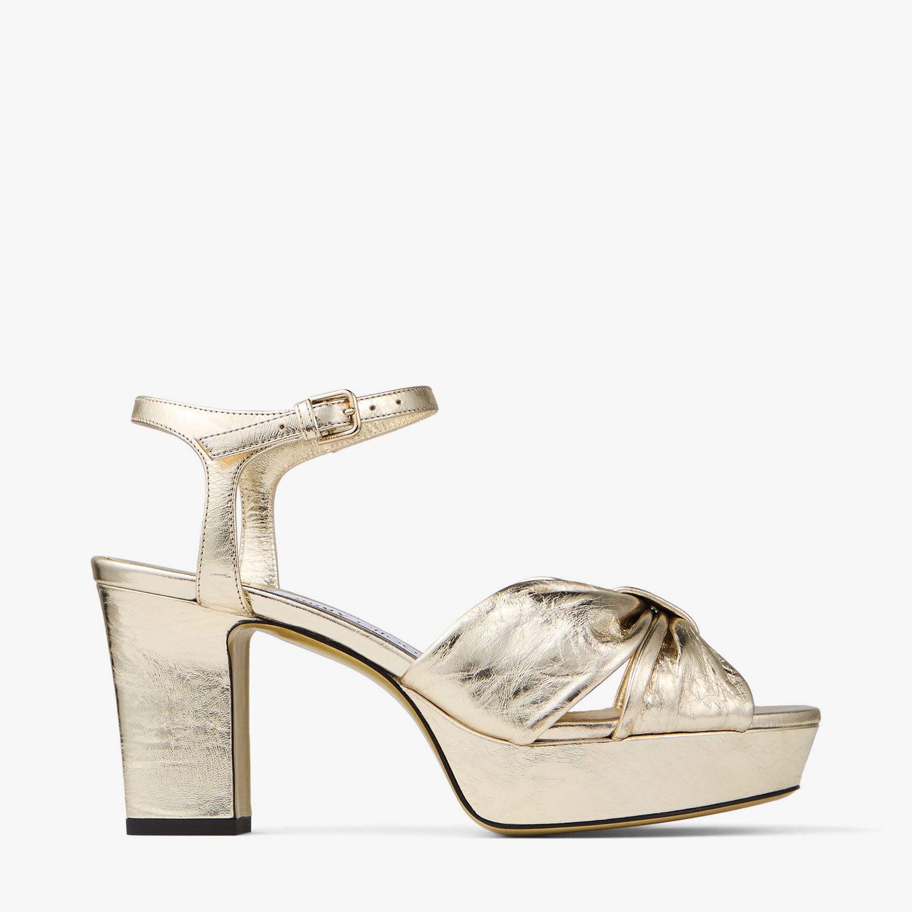 BOSCO CHUNKY HEEL SANDALS – YELLO