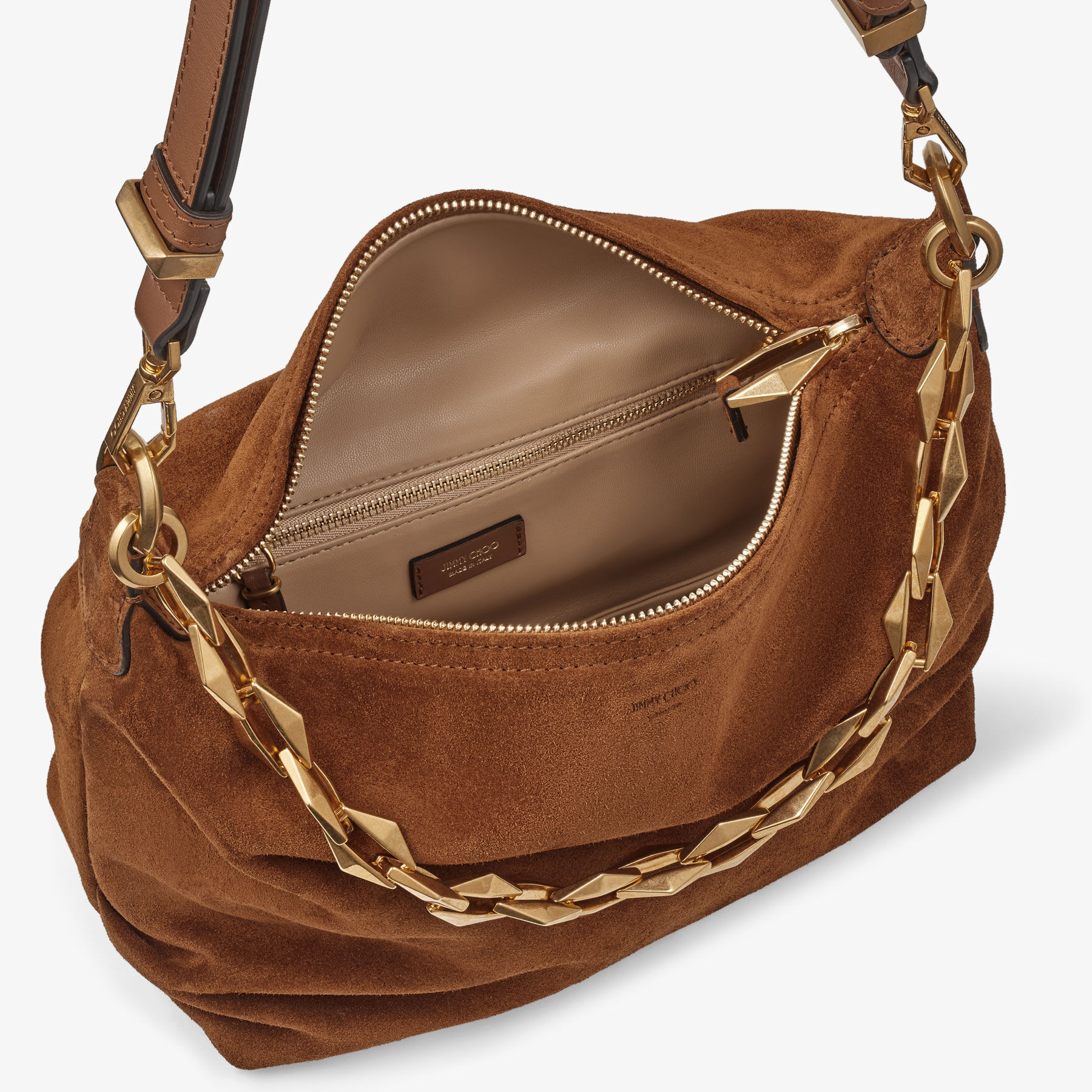 Jimmy choo tan bag top