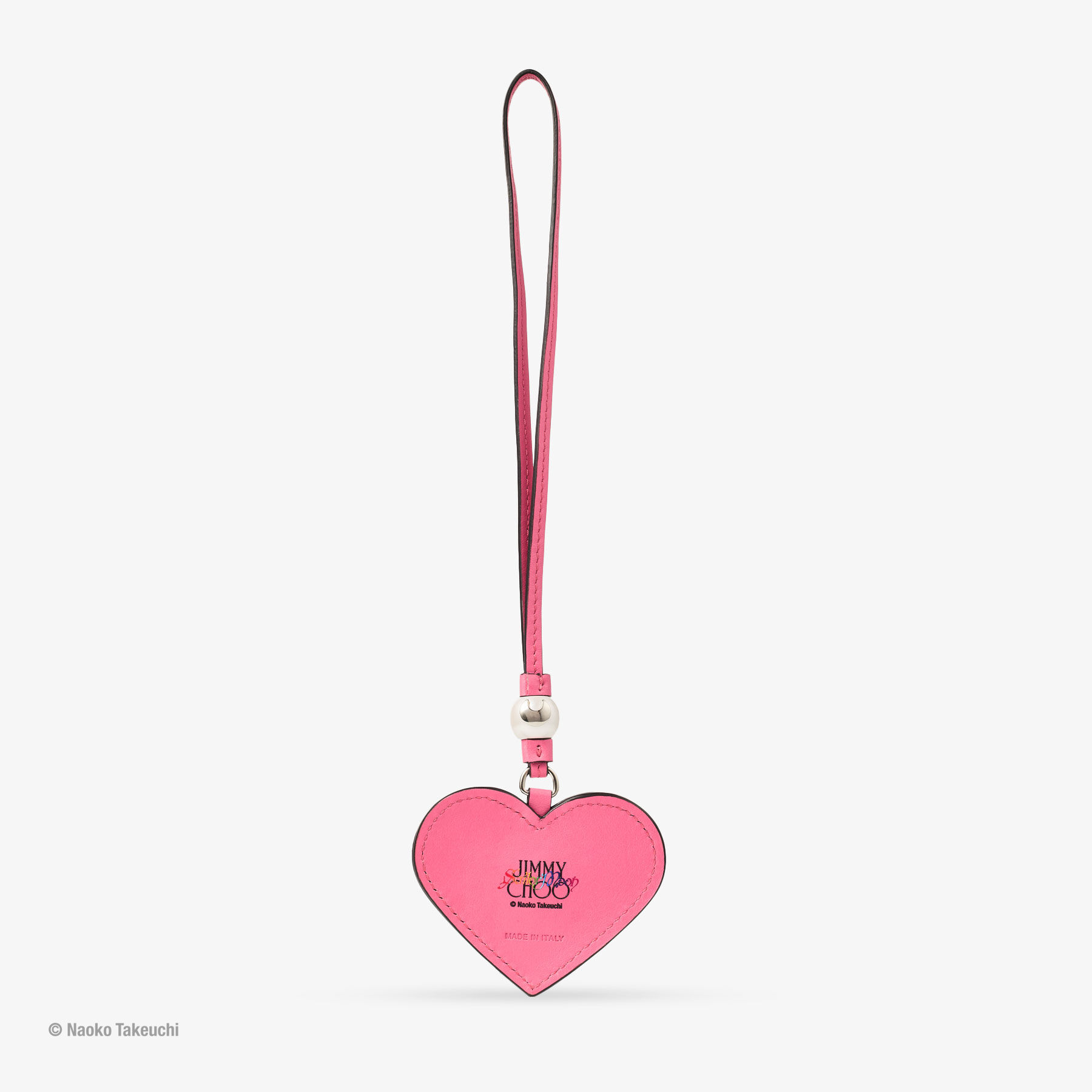 Super Sailor Moon Herzanhänger | Rosa Herzanhänger aus Leder | JIMMY CHOO
