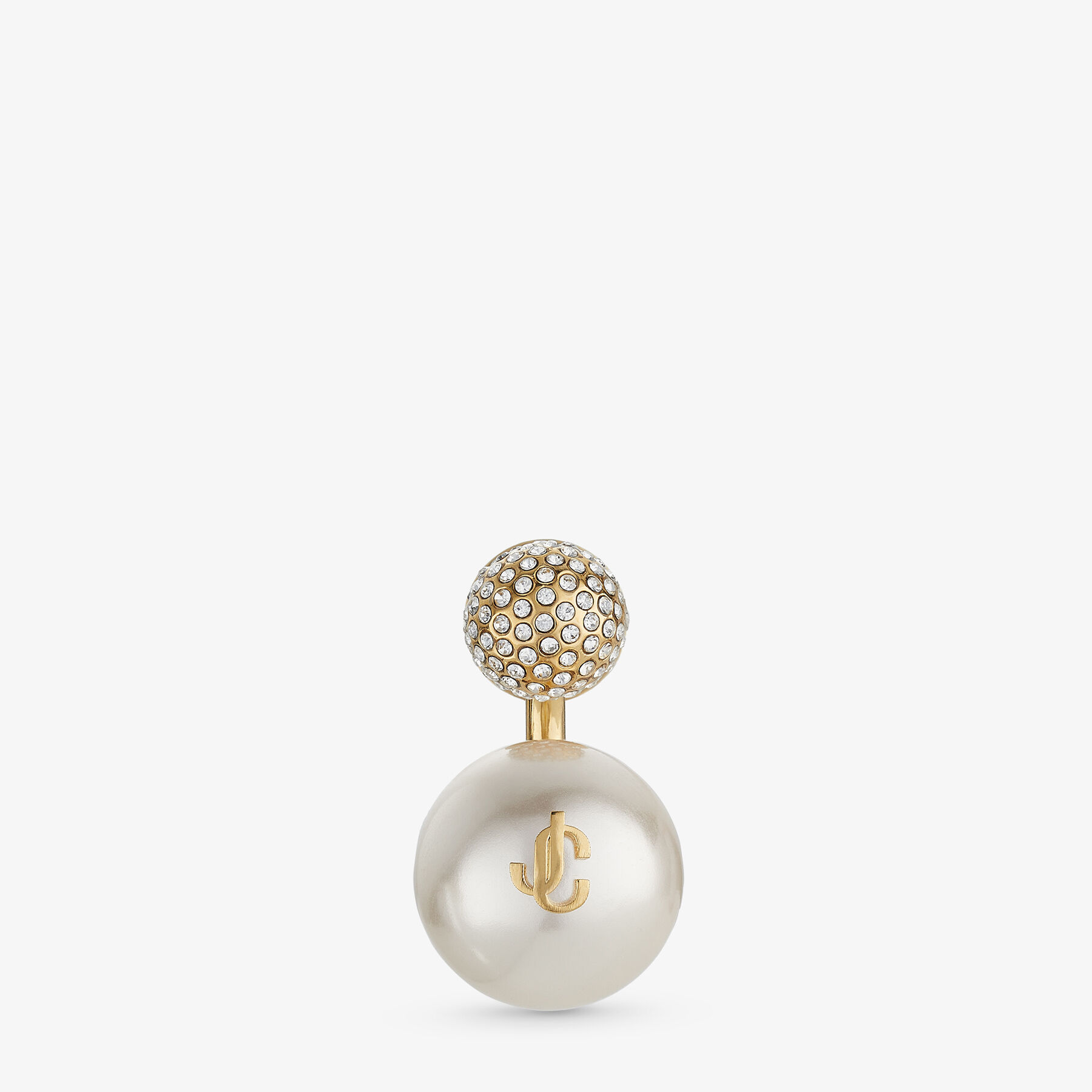 Jimmy Choo Auri ロゴプレートリング AURI EARRING | Gold Jimmy Choo Auri ロゴプレートリング AURI EARRING | Gold