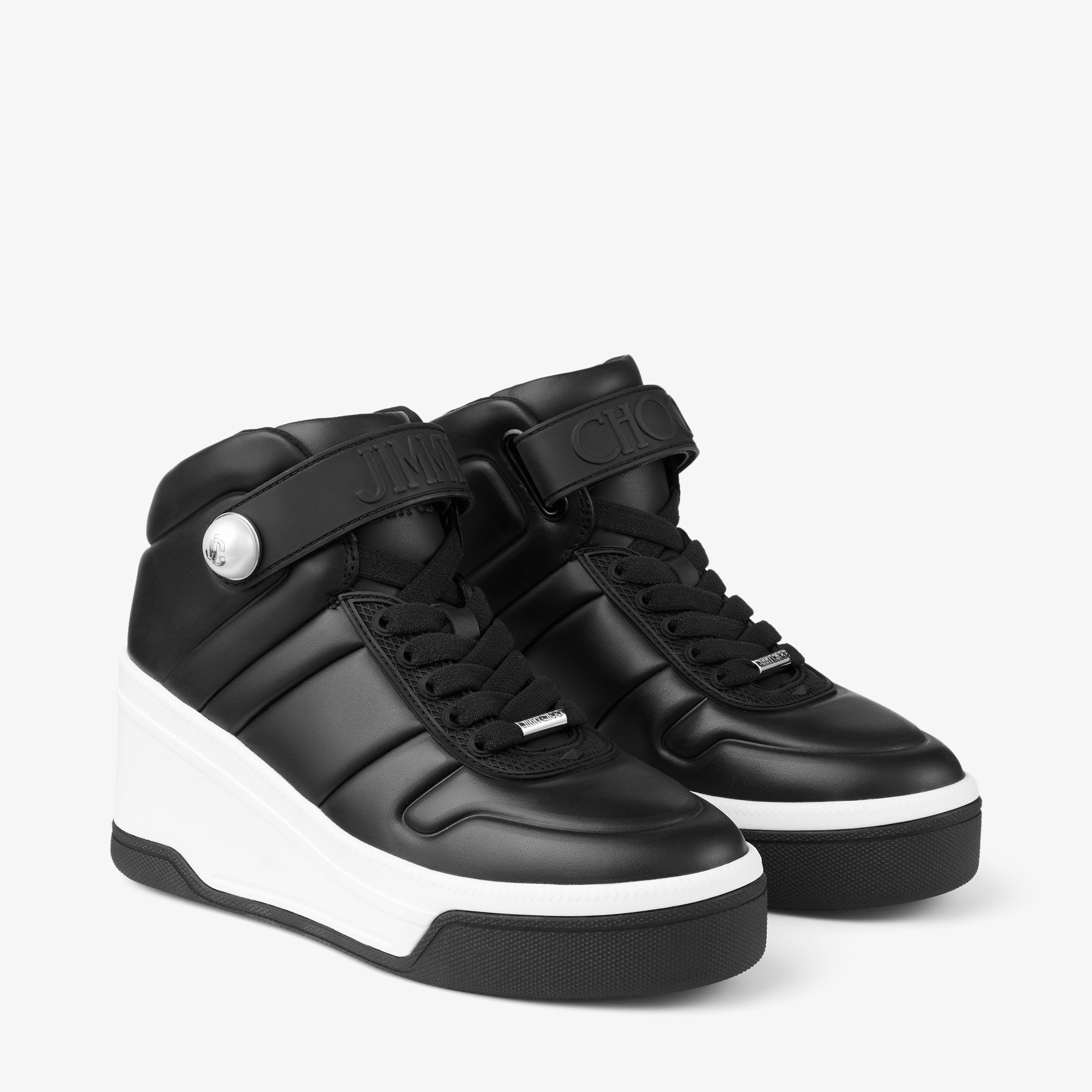 Jimmy choo black trainers womens hot sale
