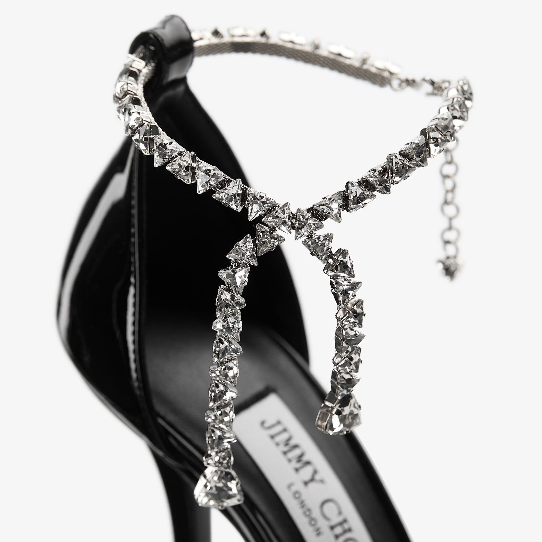 Stevie 100 Black Patent Leather Pumps JIMMY CHOO