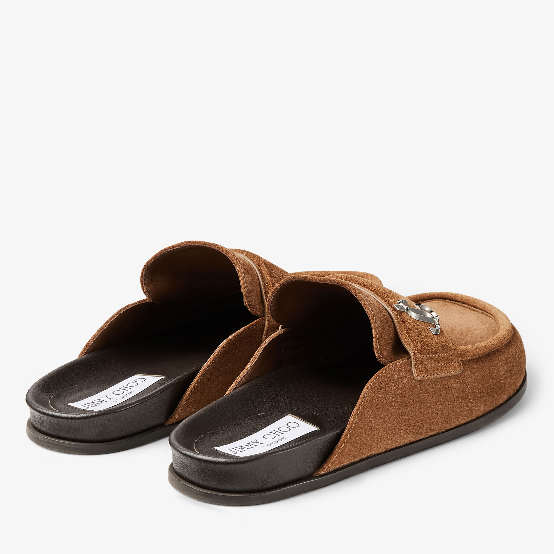 Milo Mule |Tan Velvet Suede Backless Mule | JIMMY CHOO